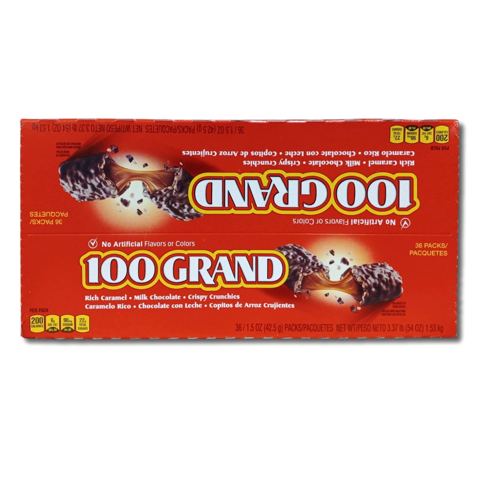 100k Grand Candy Bars Value Pack   | 1.5 Ounce | Box of 36