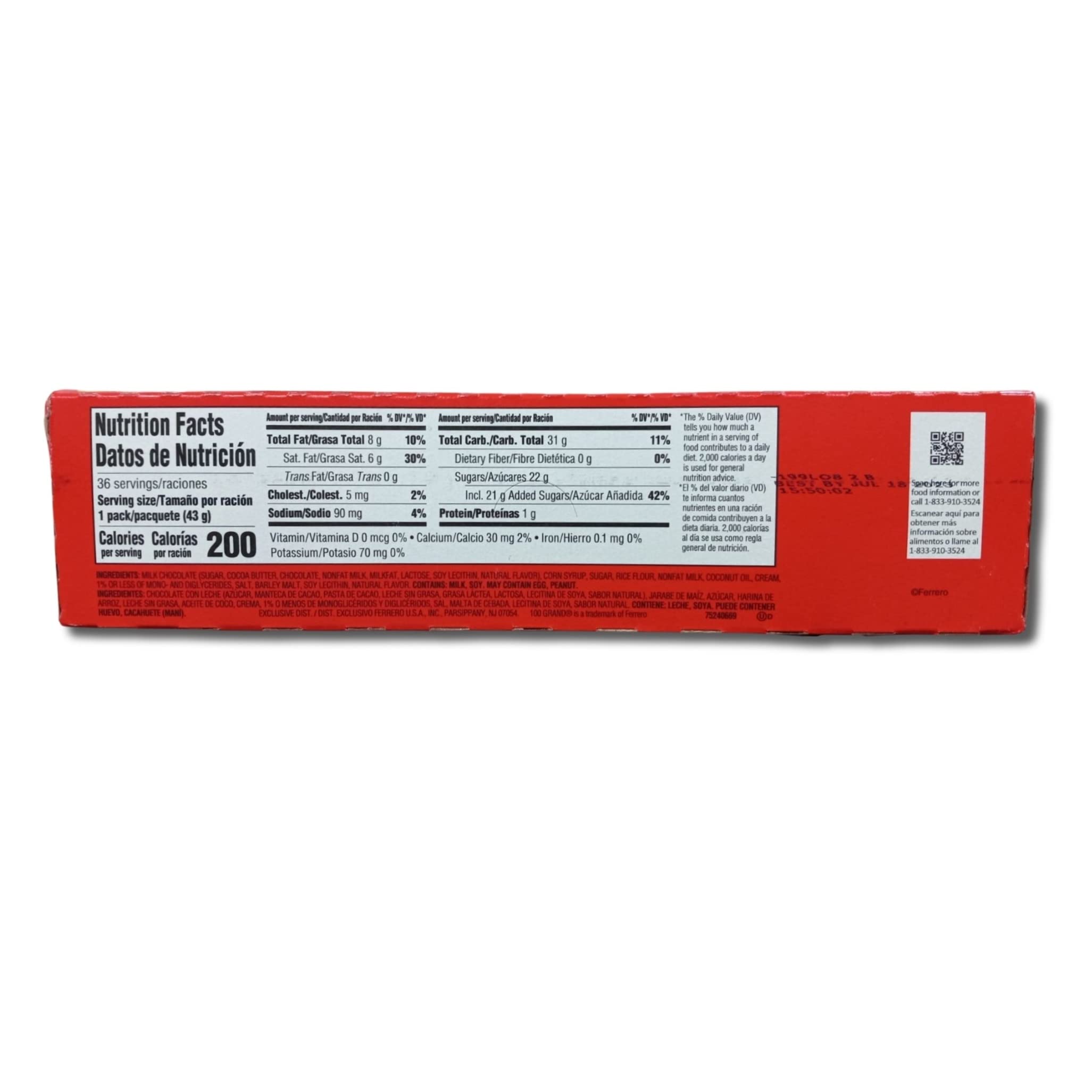 100k Grand Candy Bars Value Pack   | 1.5 Ounce | Box of 36 4