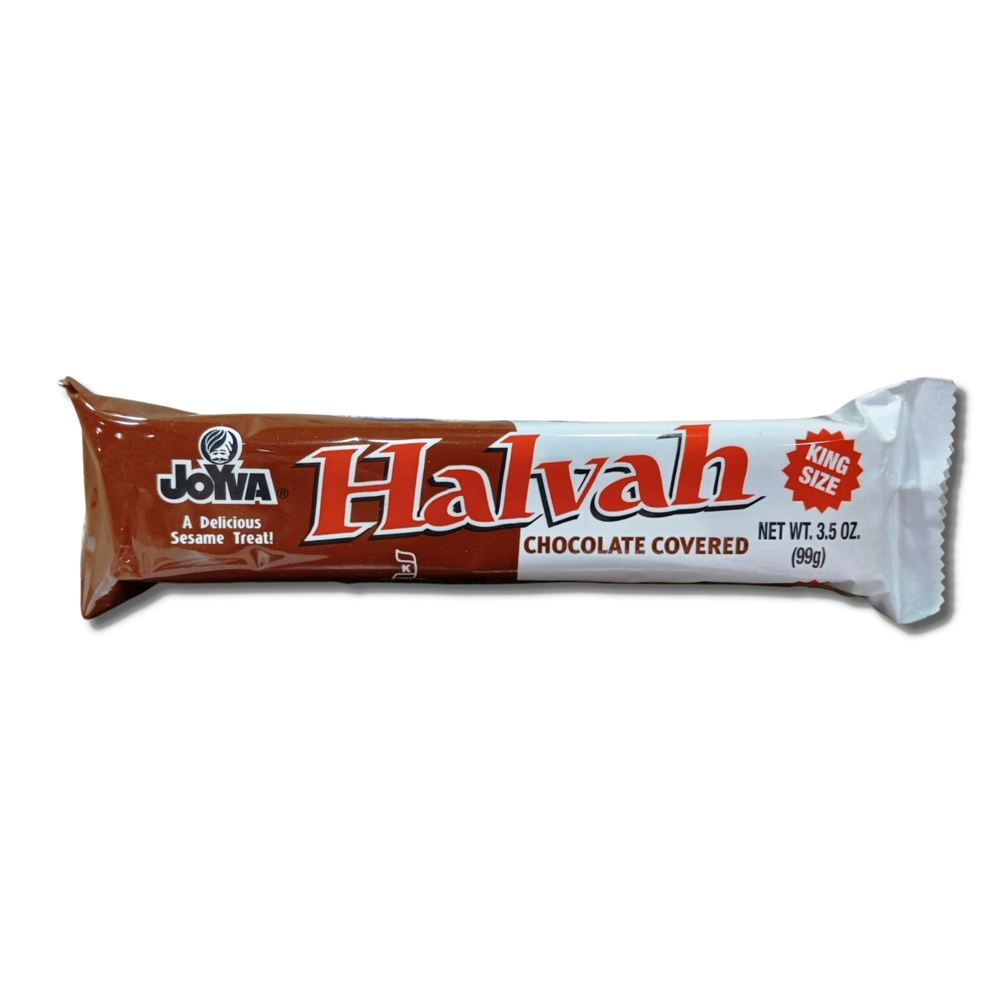 King Size Chocolate Covered Halvah Bars Bulk Value Pack | 3.5 Ounce | Box of 20 2