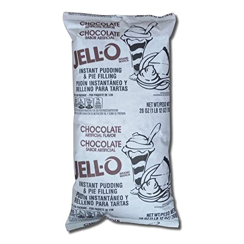 Jell-O Bulk Instant Pudding and Pie Filling Value Packs | 28 Ounce | Pack Of 3 (Chocolate)