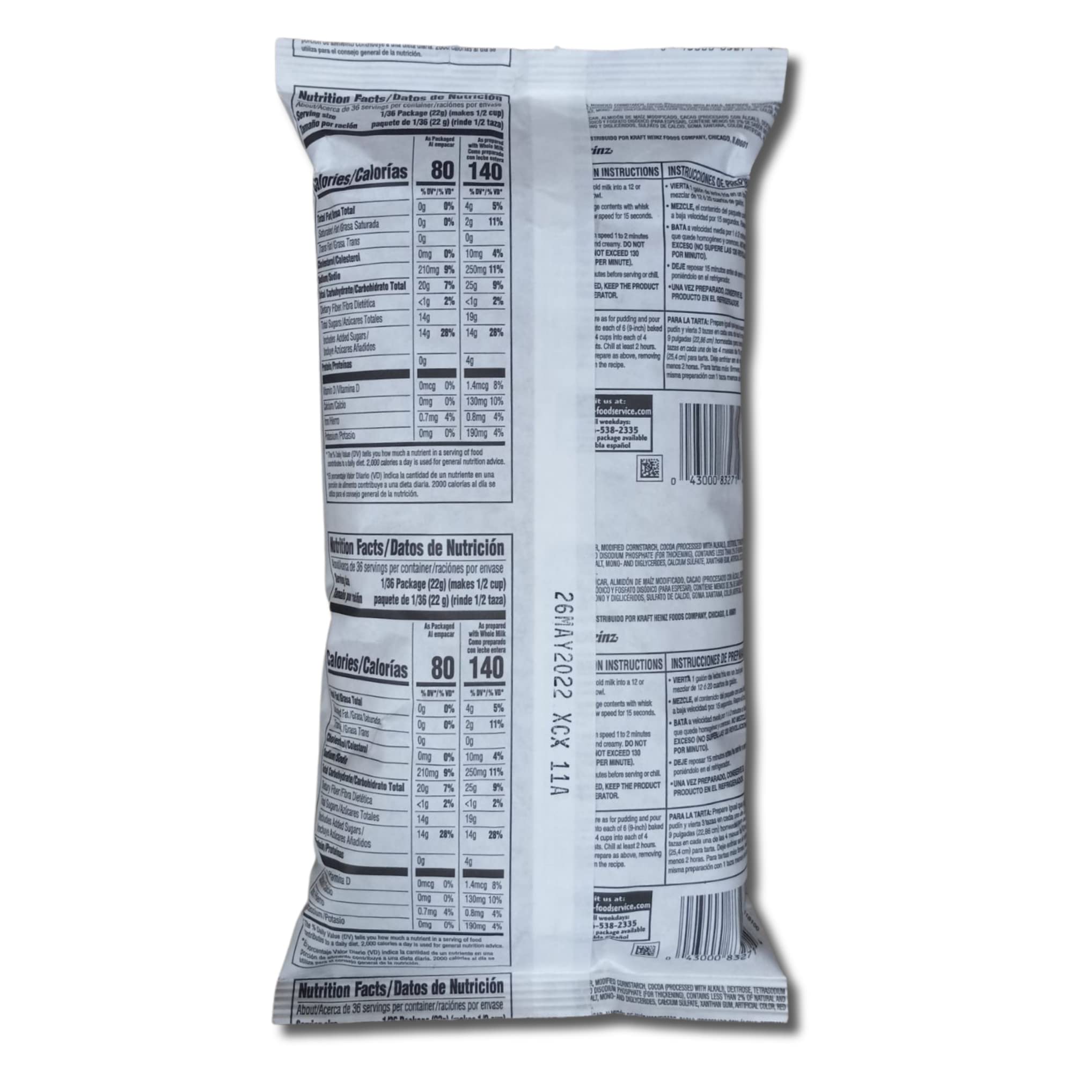 Jell-O Bulk Instant Pudding and Pie Filling Value Packs | 28 Ounce | Pack Of 3 (Chocolate) 4