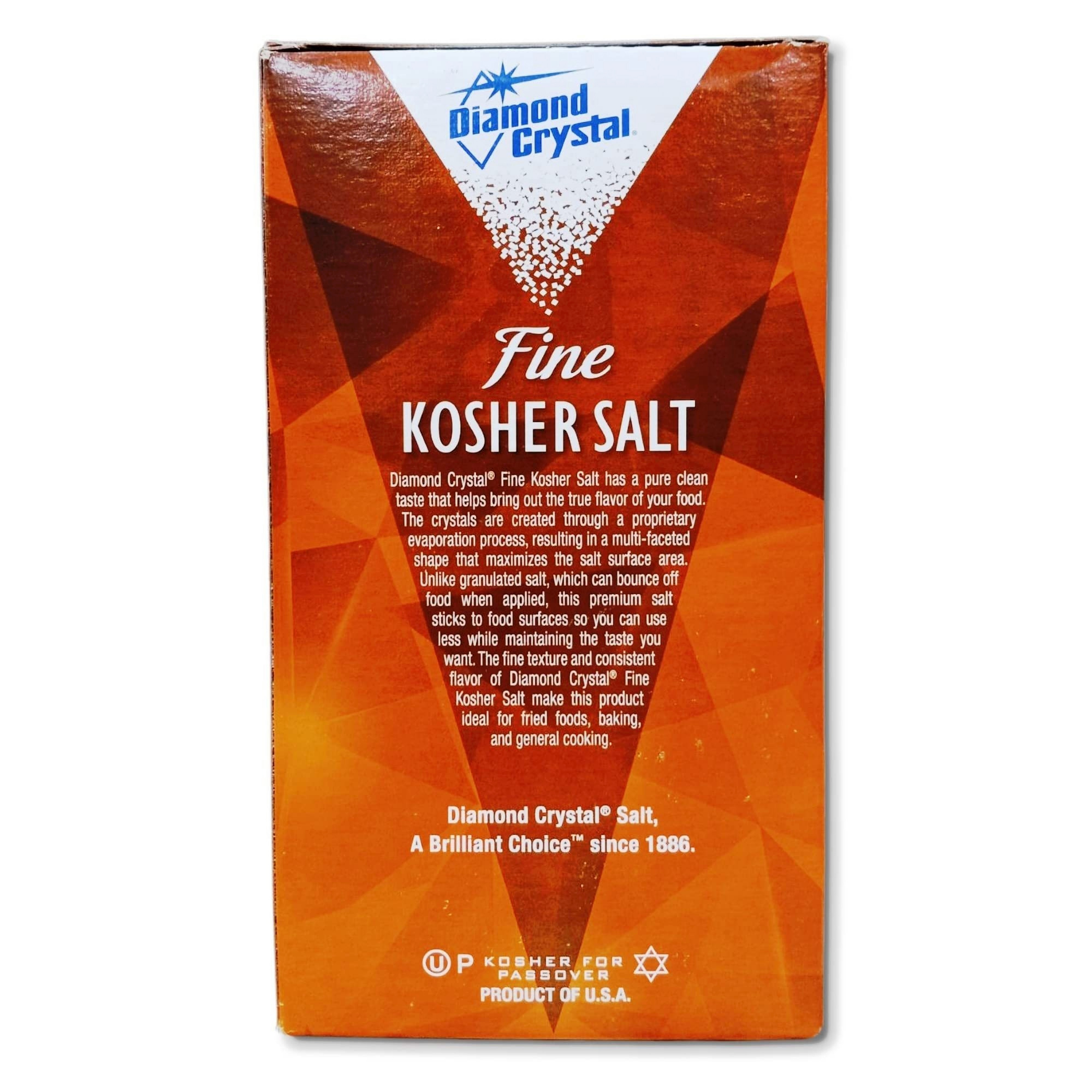 Fine Kosher Salt 8 Lb. Value Pack | 64 Ounce Box | Pack of 2 - Picture 5 of 6