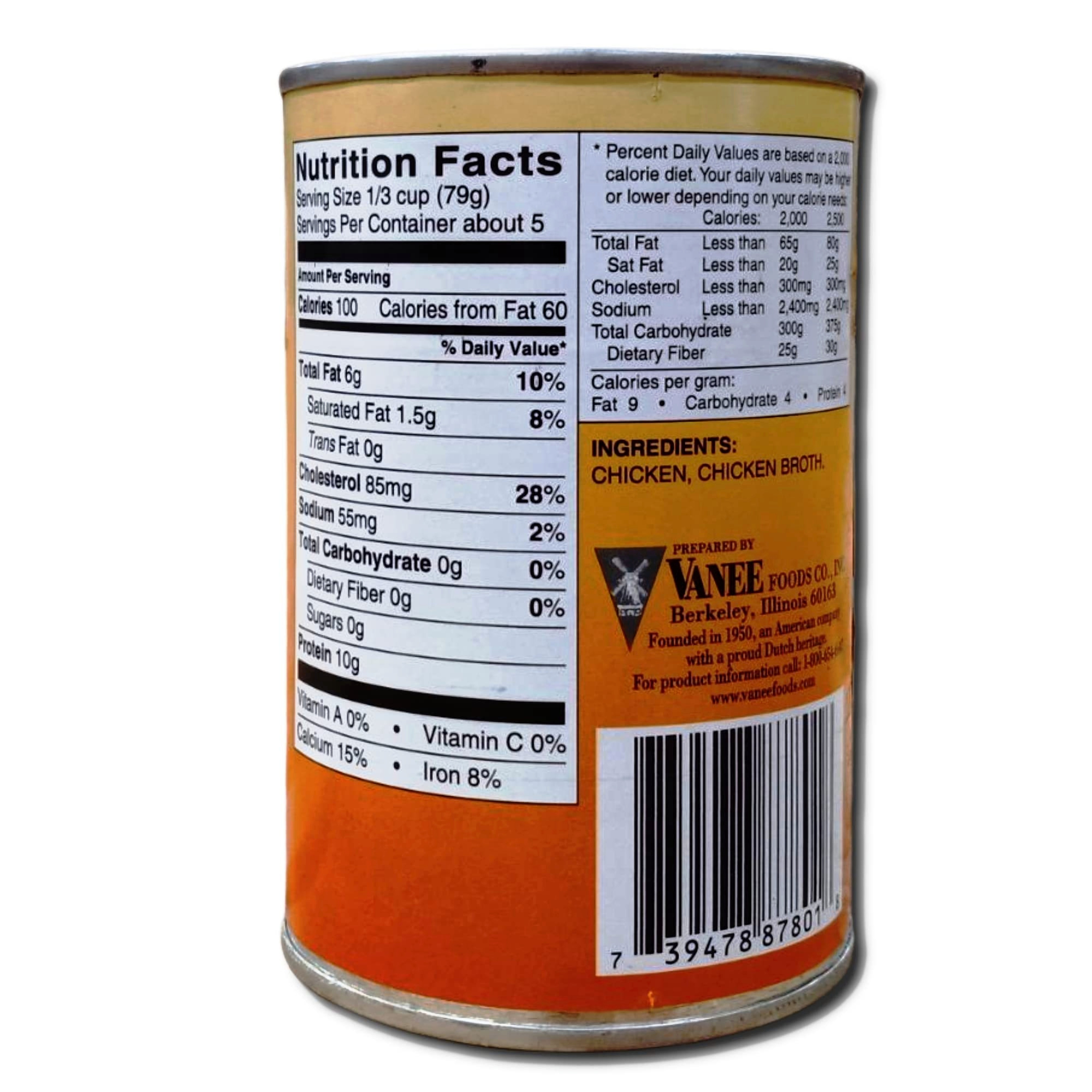 Simply Serve Pureed Chicken Value Pack | 15 Ounce Can | Pack of 6 4