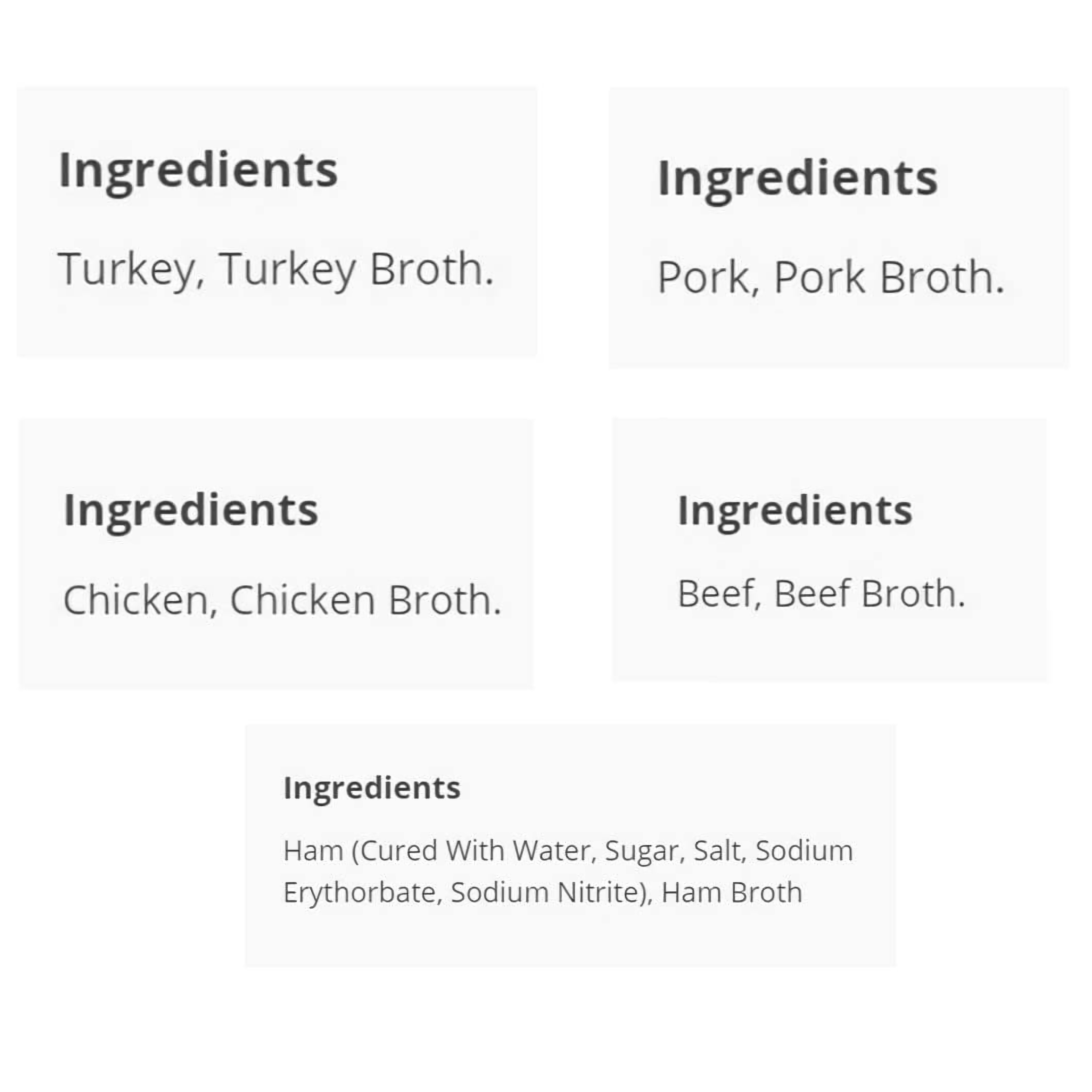 Simply Serve Pureed Meat Variety Pack | 5 Unique Meats |15 Ounce Can | Pack of 5 - Bild 5 von 6