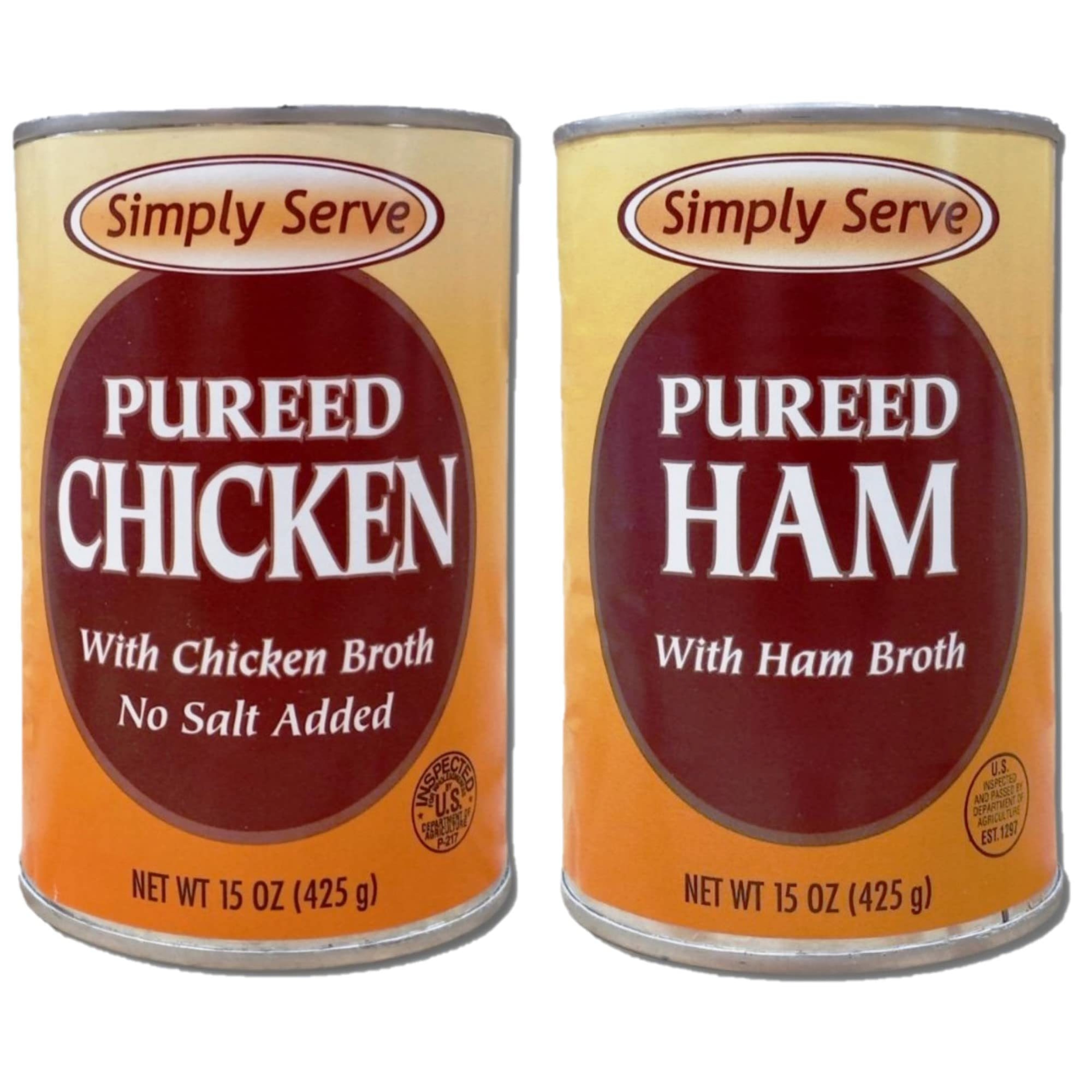 Simply Serve Pureed Meat Variety Pack | 5 Unique Meats |15 Ounce Can | Pack of 5 - Bild 6 von 6