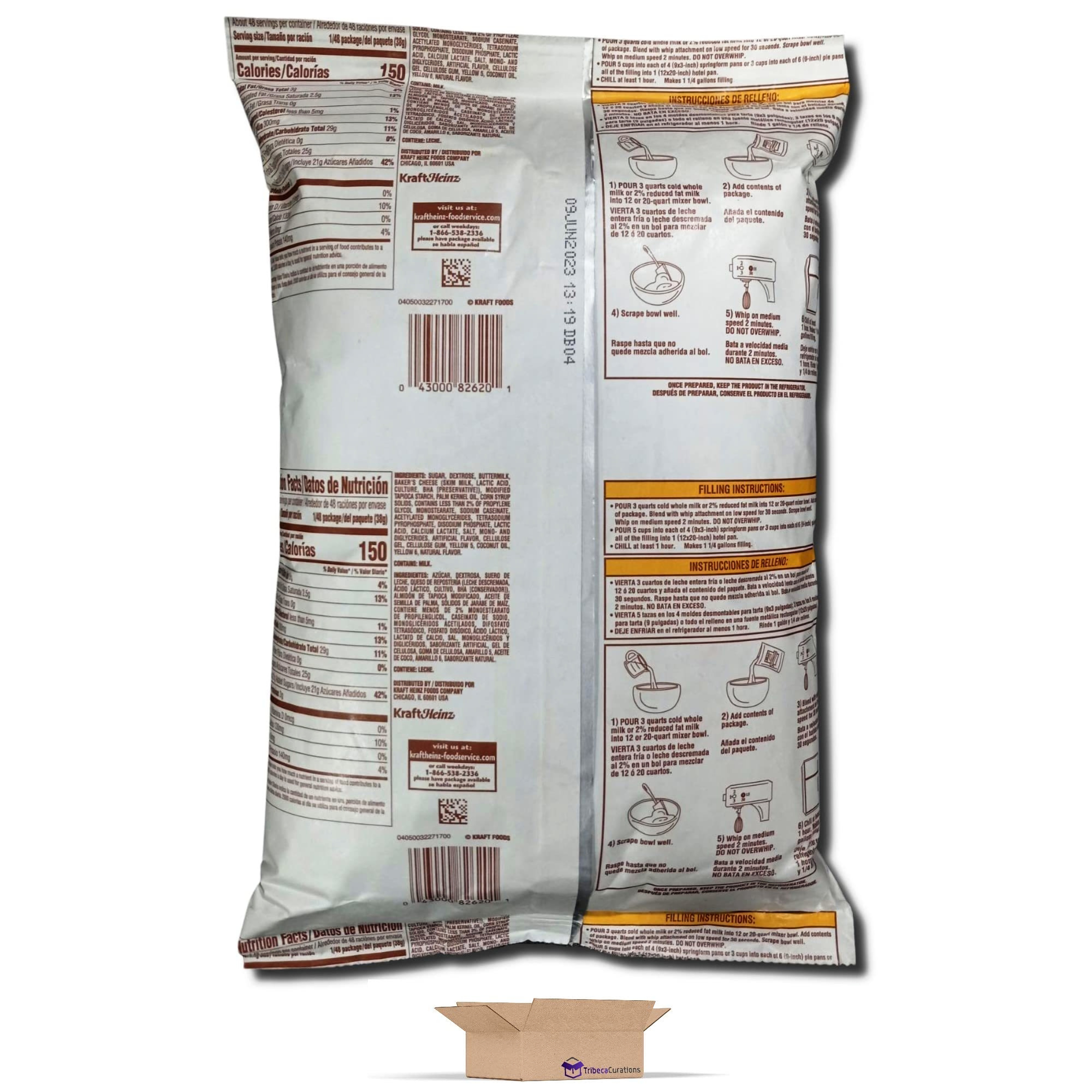Mezcla de relleno de pastel de queso a granel | Bolsa de 4 libras - Imagen 3 de 6