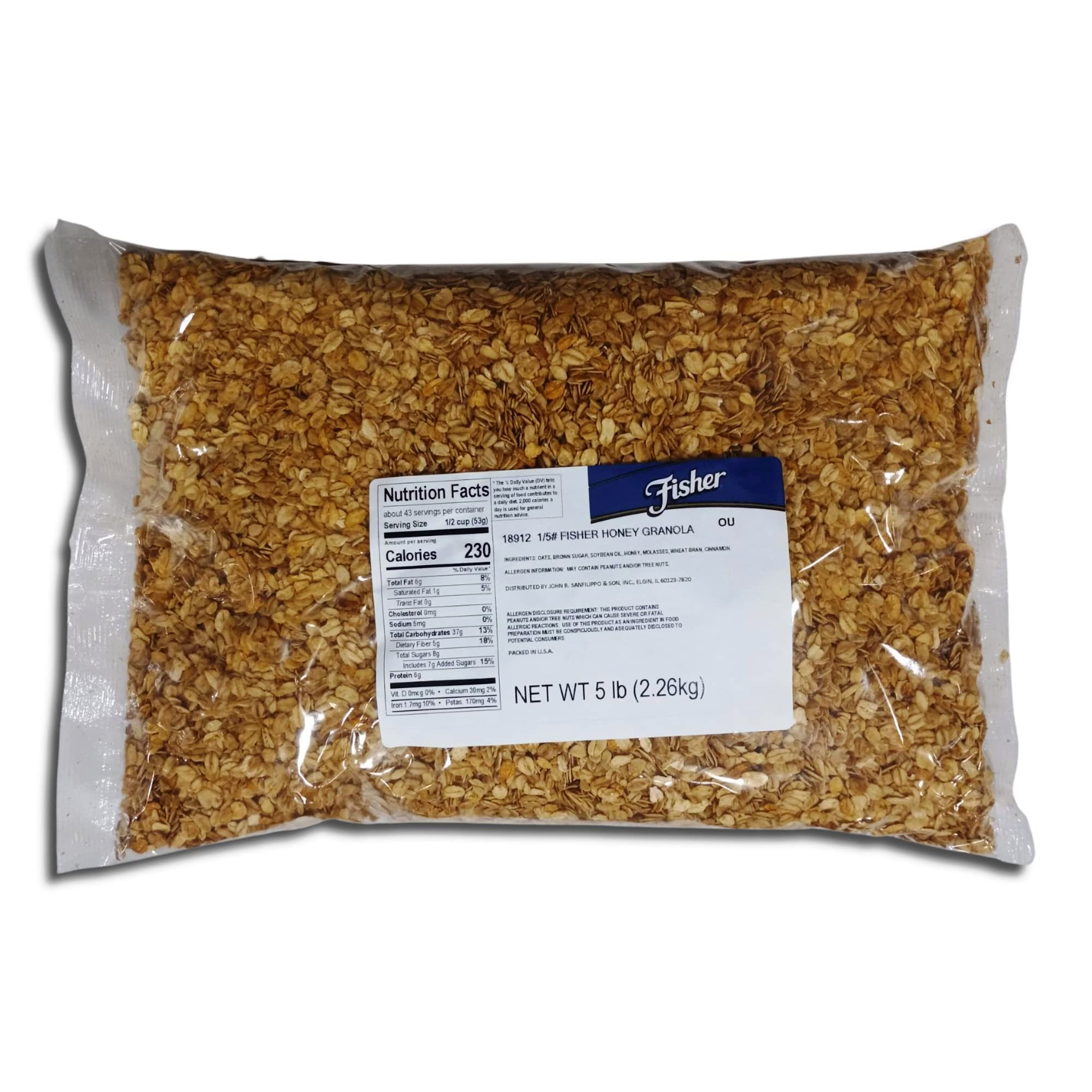 Fisher Granola Bulk 5 Pound Bag