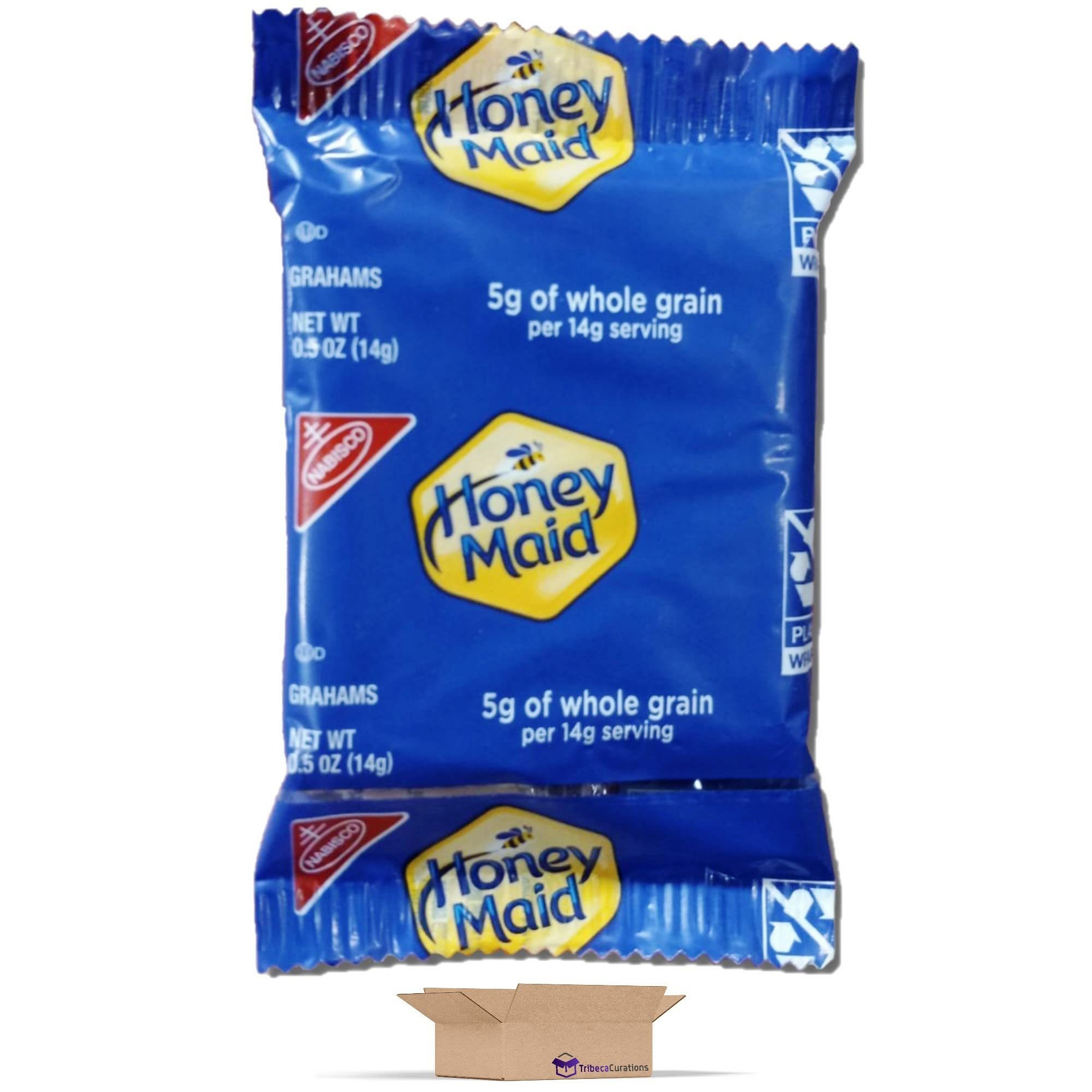 Honey Maid Individually Wrapped Whole Grain Graham Crackers .5 Ounce | Value Pac