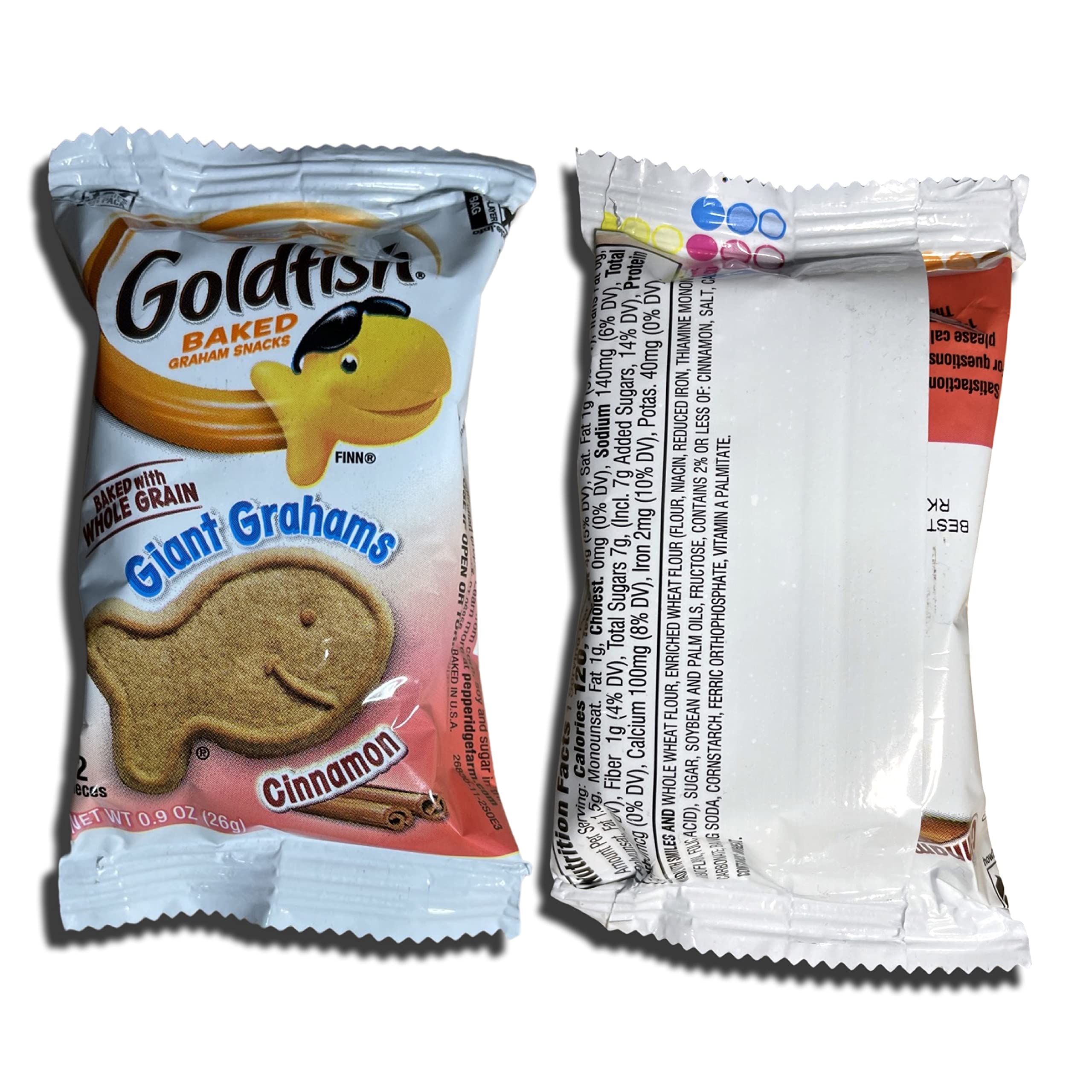 Pepperidge Farm Goldfish Whole Grain Giant Grahams, Cinnamon, 0.9 Oz, Pack of 300 2