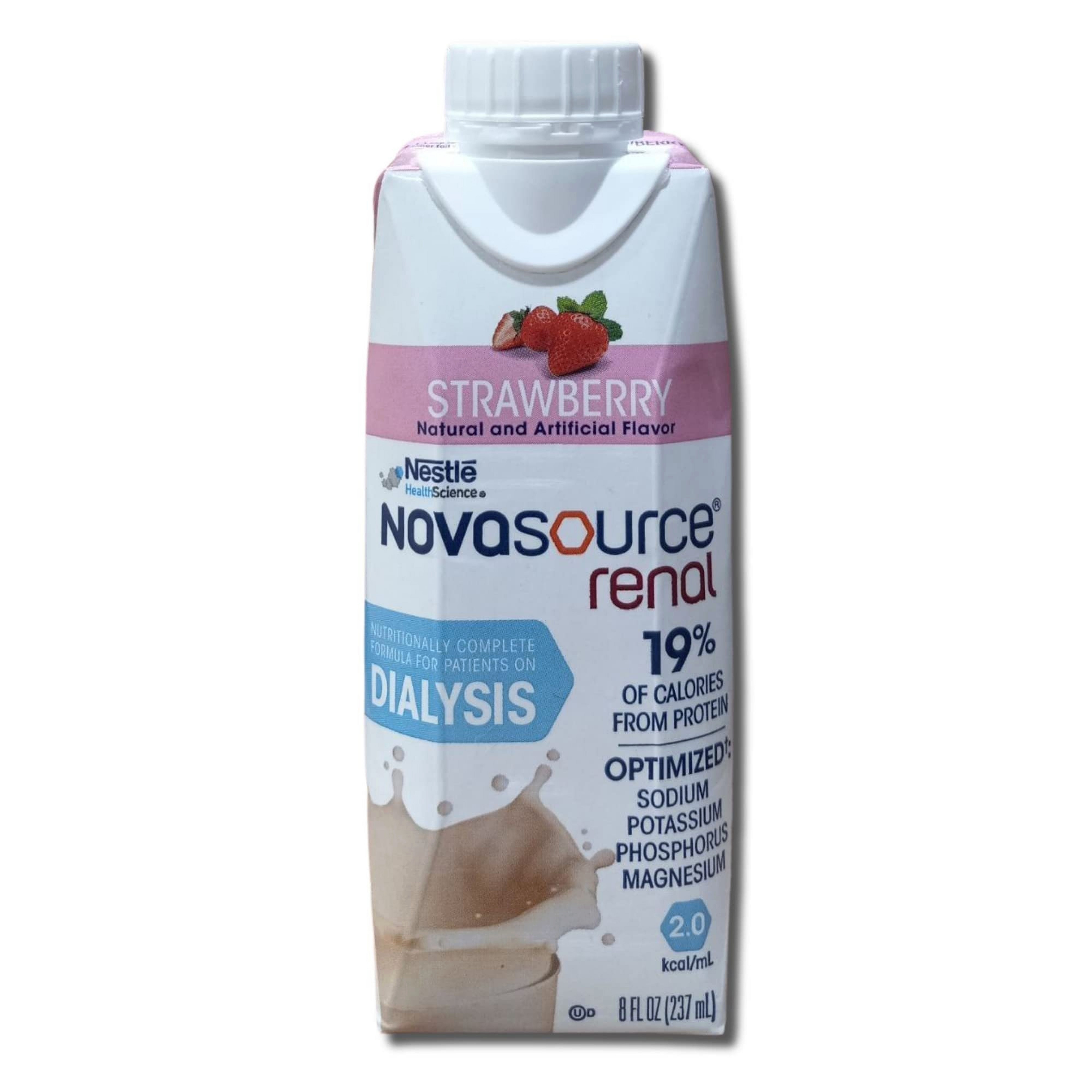 Kidney Friendly Strawberry Nutritional Renal Drink | 8 Fl Oz | Pack of 6 2