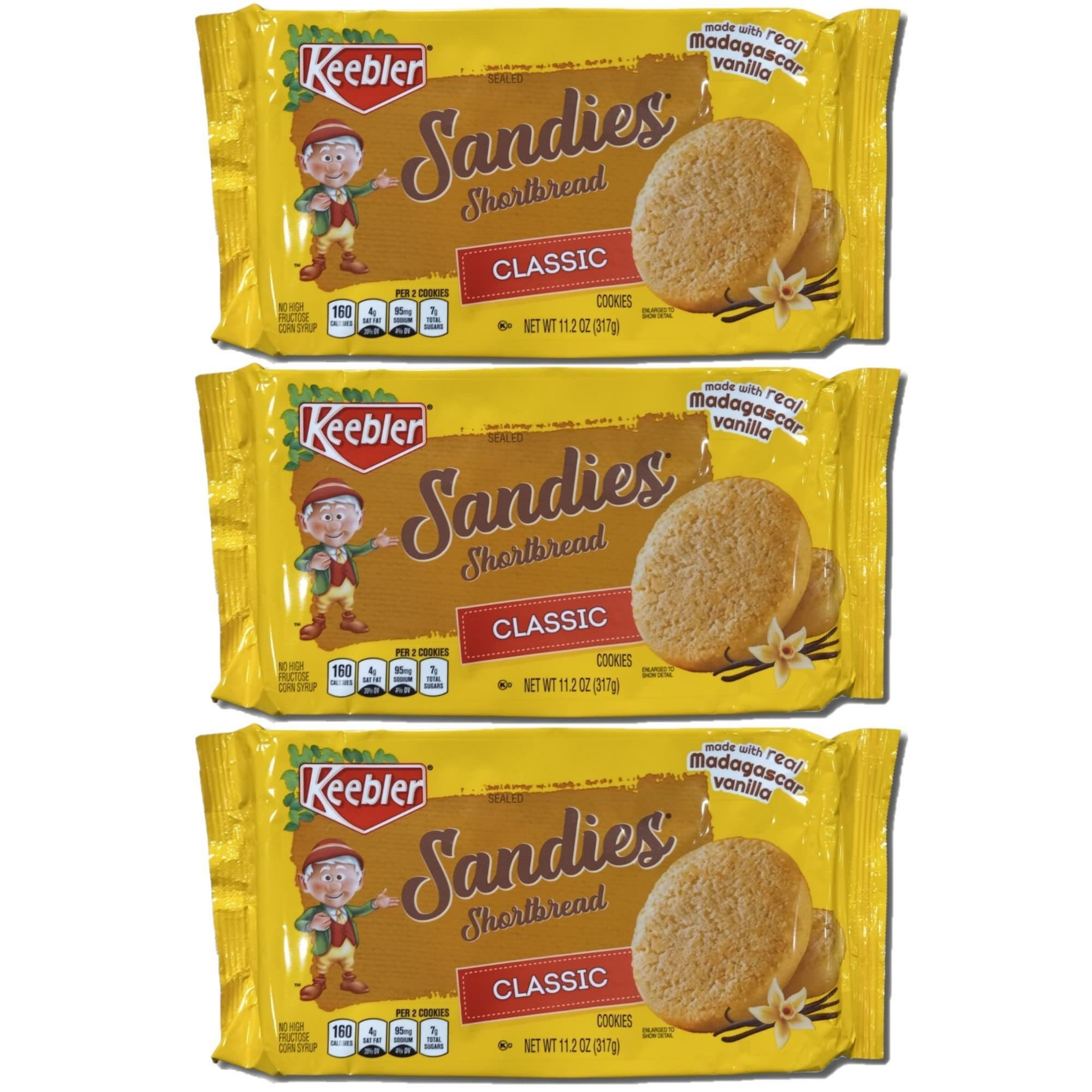 Classic Shortbread Cookies Value Pack   | 11.2 Oz | Pack Of 3