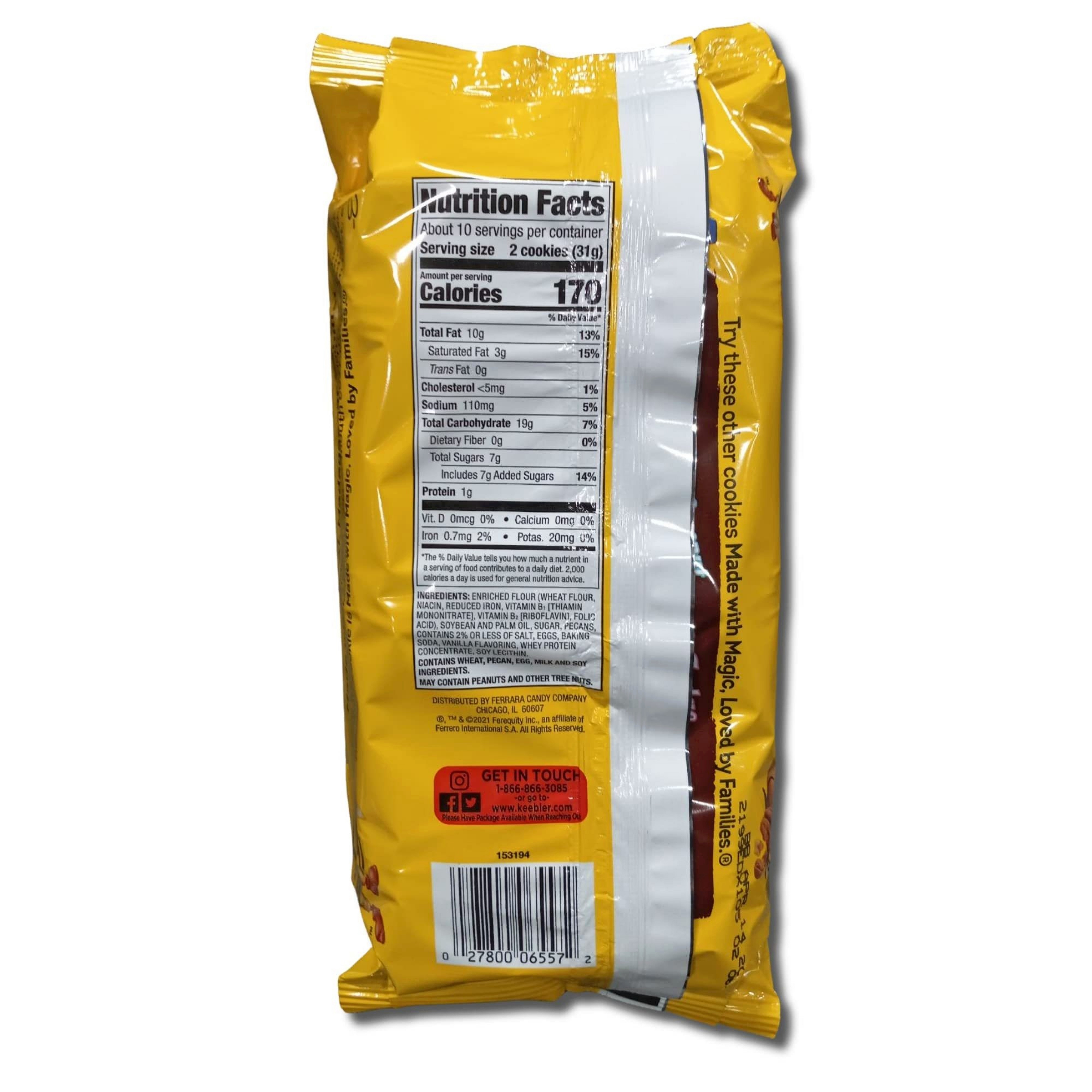 Pecan Shortbread Cookies Value Pack | 11.2 Oz | Pack Of 3 - Picture 4 of 6