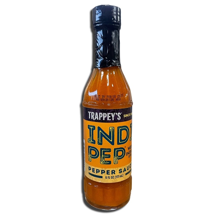 Indipep West Indian Style Pepper Hot Sauce – 6 fl oz Bottles, 6 Pack
