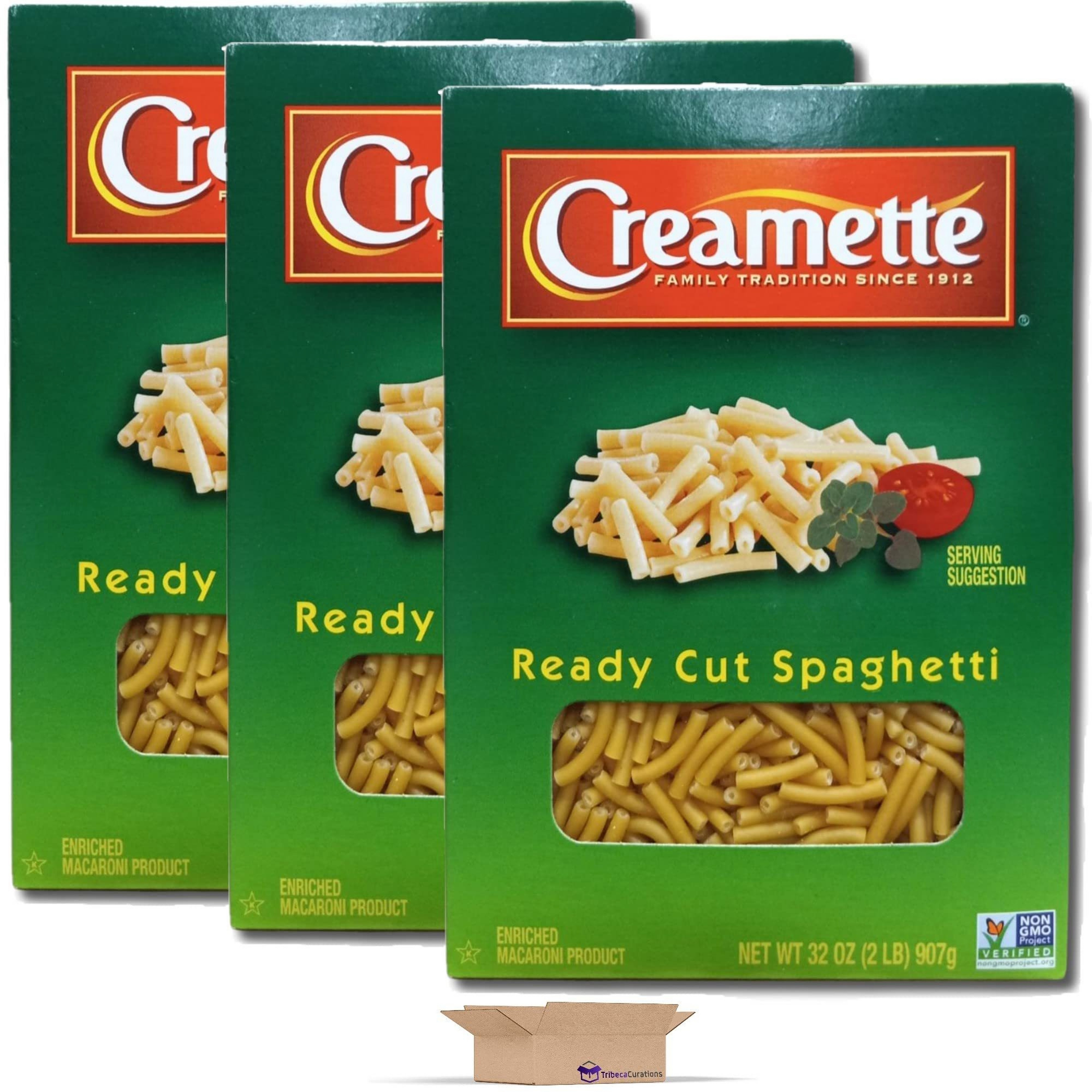 Ready Cut Spaghetti | 32 Ounce | Pack of 3 3