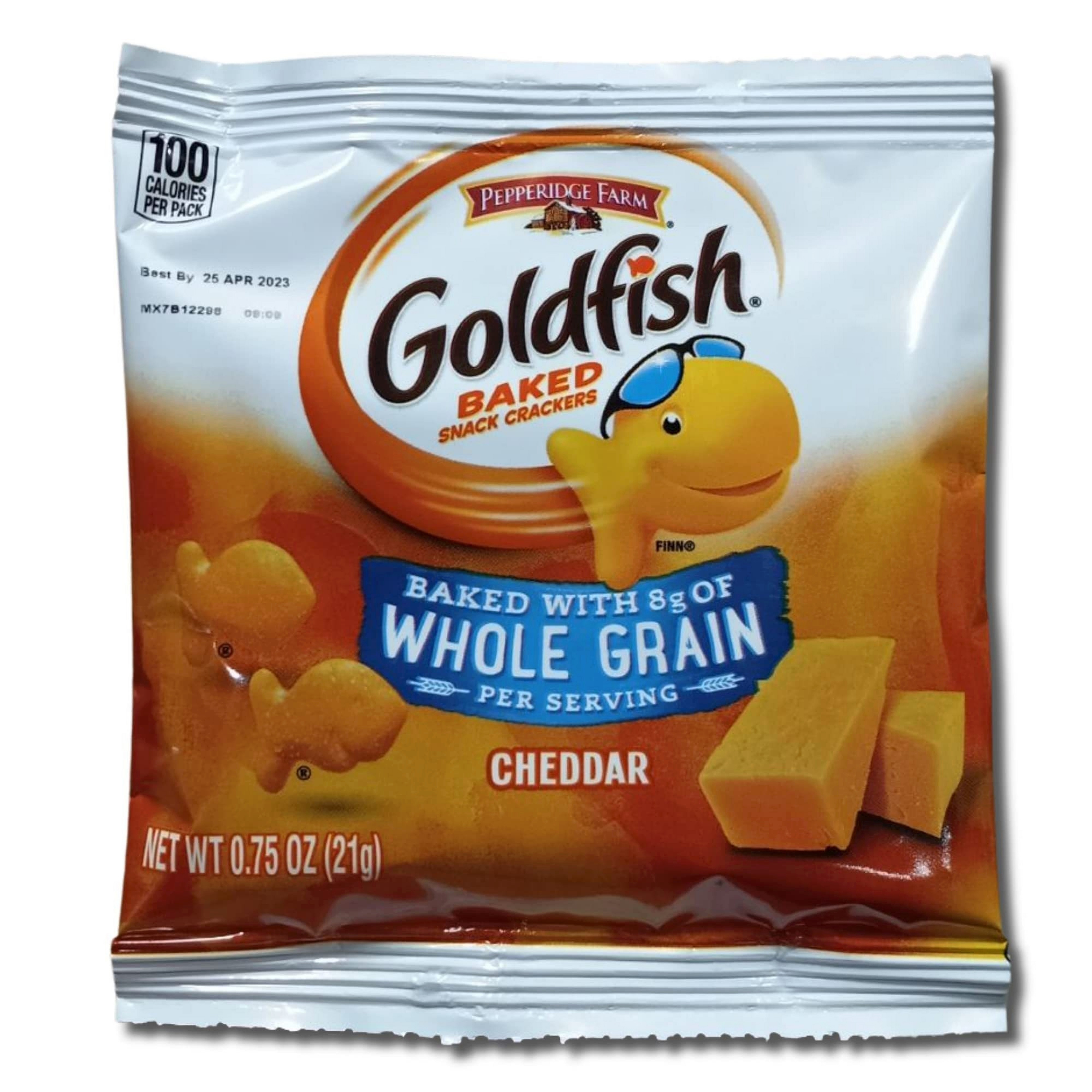 Whole Grain Cheddar Gold Fish 100 Calorie To Go Bulk Value Pack   .75 Ounce Bag | Pack of 30