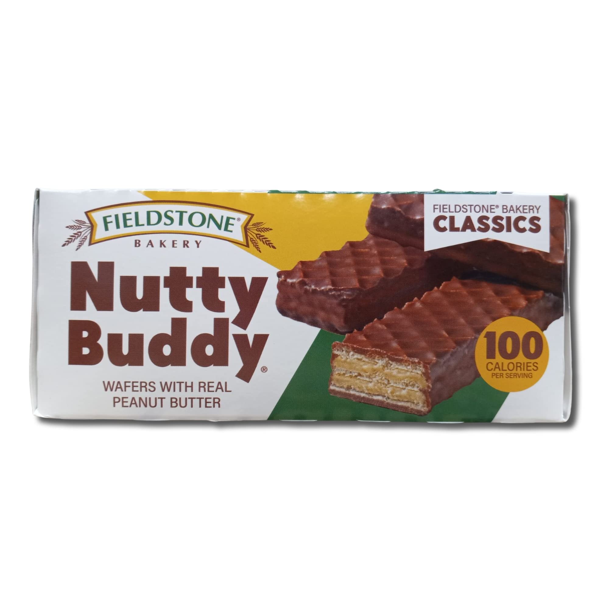 Fieldstone Bakery Chocolate Covered Wafers & Peanut Butter | 24 Count Box | 2 Packs 5