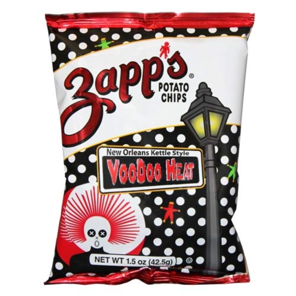 Zapp's New Orleans Kettle Potato Chips VooDoo Heat | 12 Bags 2
