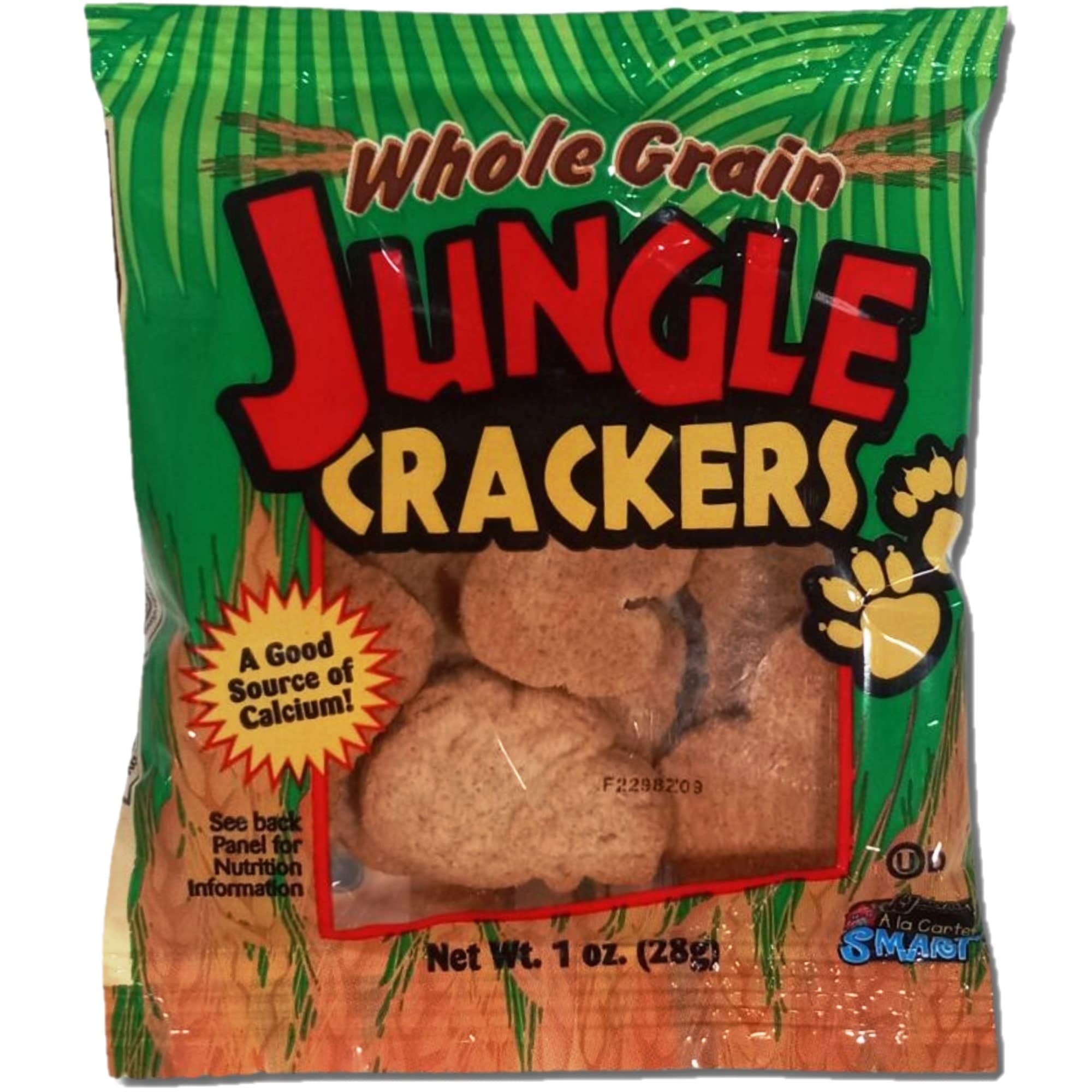 Whole Grain Jungle Graham Crackers School Snack, 20 Packs