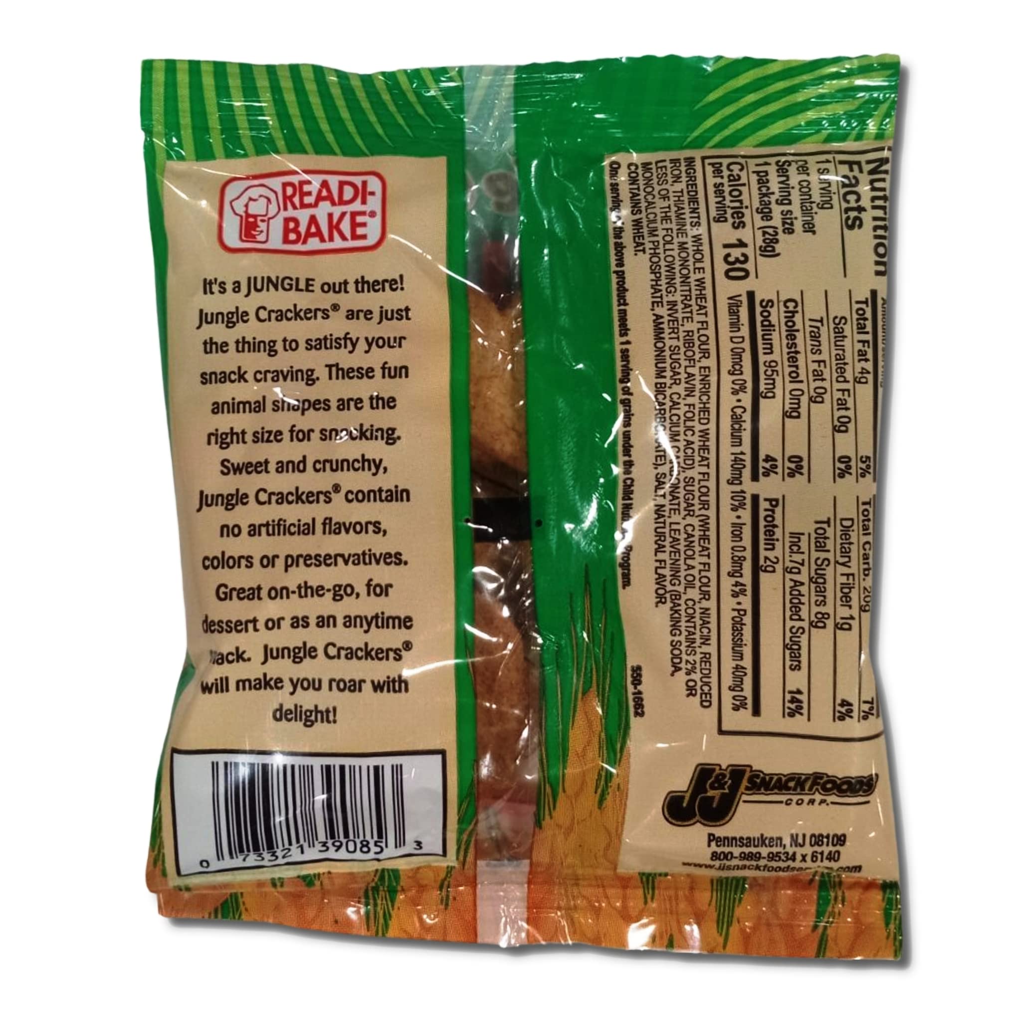 Whole Grain Jungle Graham Crackers School Snack, 20 Packs 4