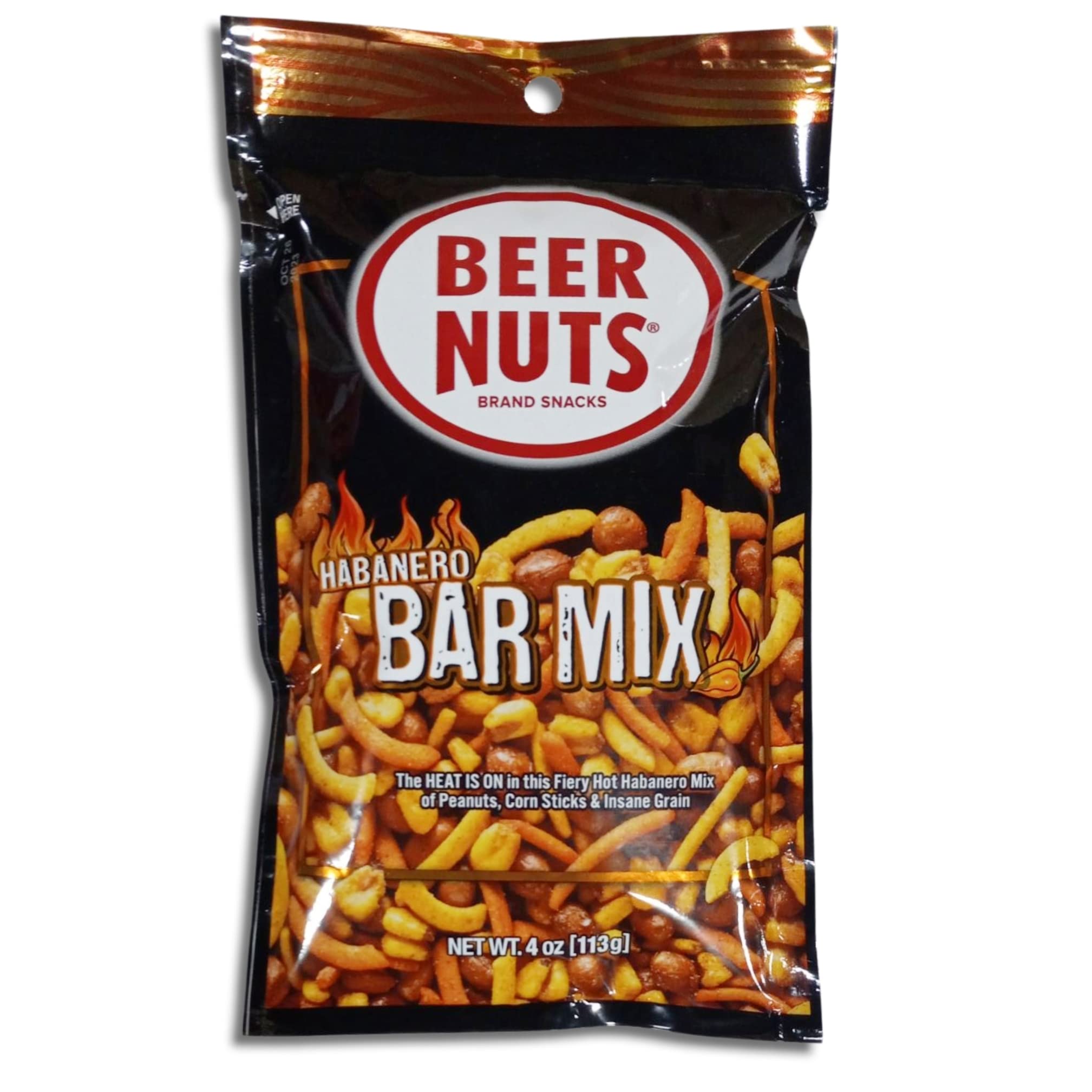 Habanero Bar Mix Nuts Value Pack   4 Ounce Bag | Pack of 6