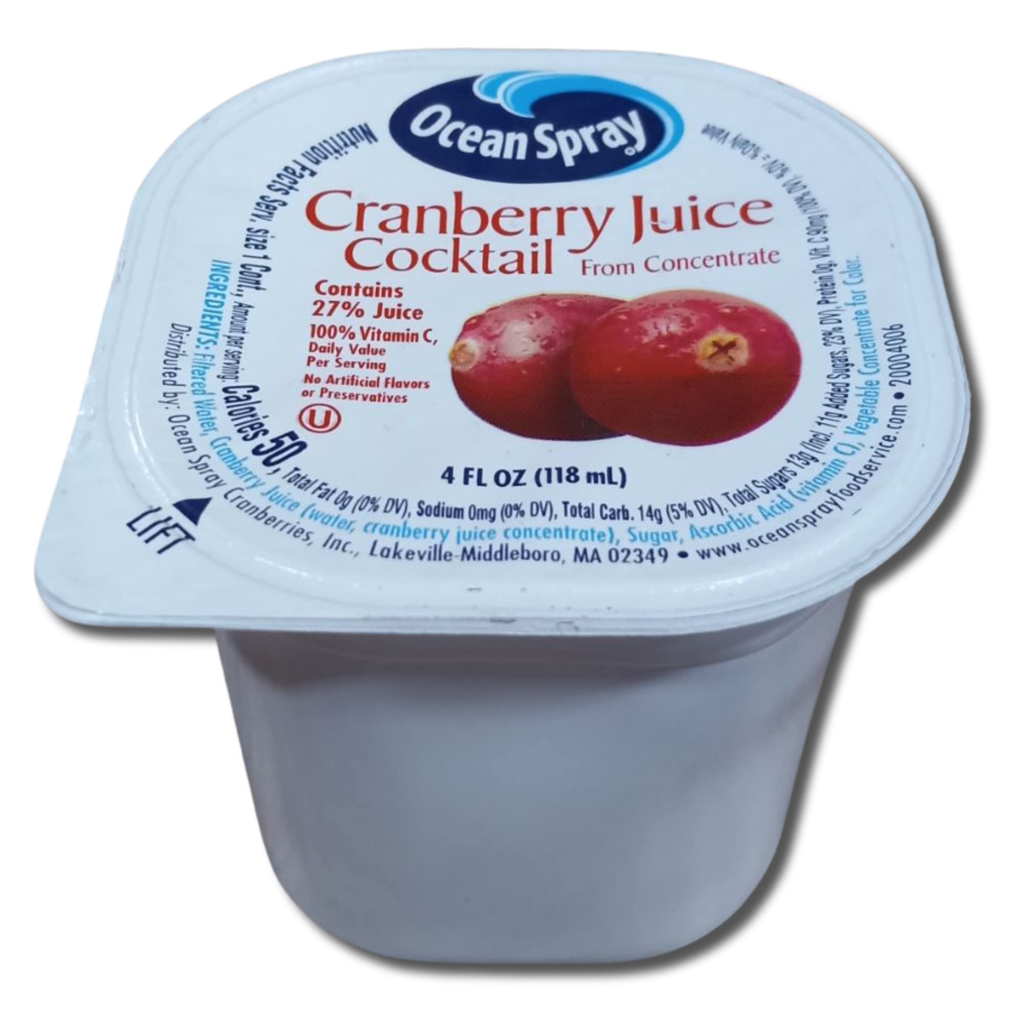 Ocean Spray Cranberry Juice Cocktail Mini To Go Cups, 24 Pack 4