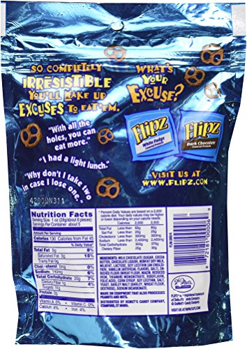 Flipz, Milk Chocolate Covered Pretzels, 5oz Bag (Pack of 4) 3
