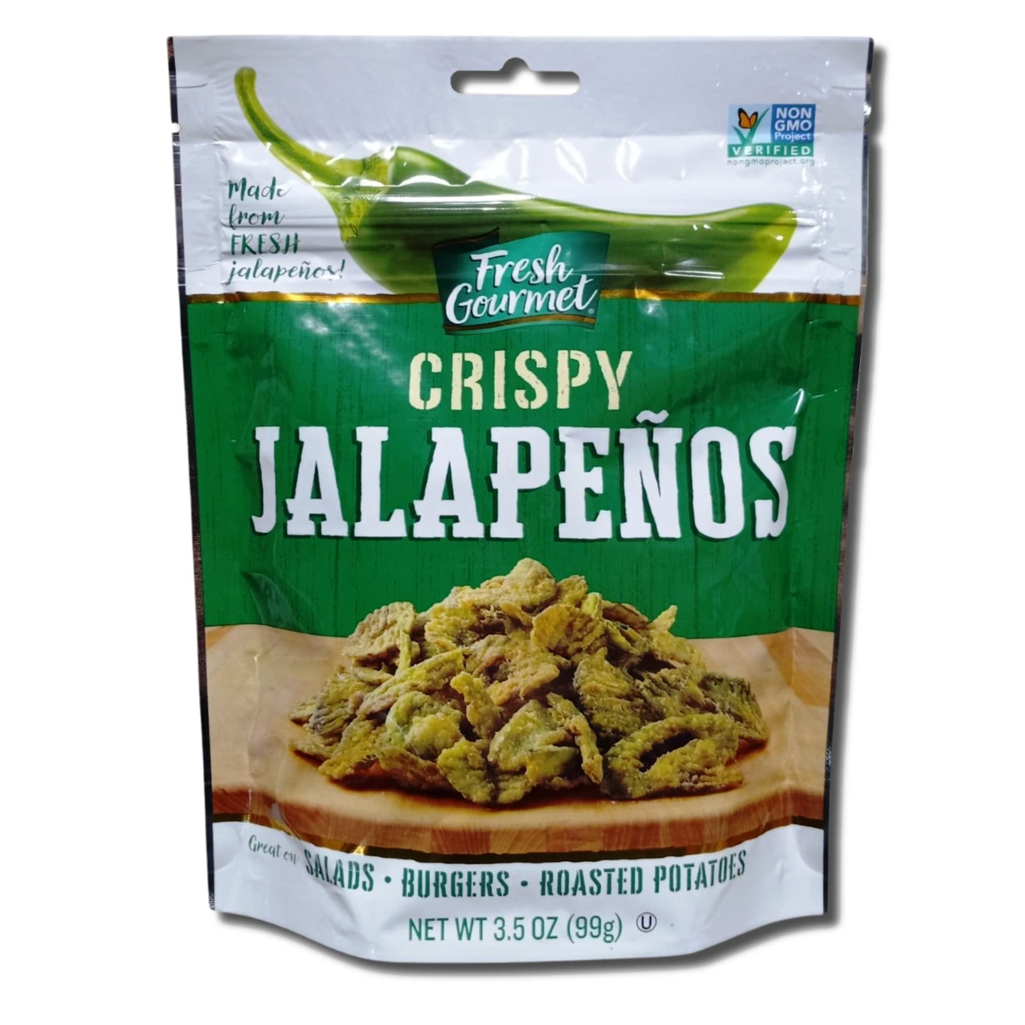 Crispy Jalapenos Toppings Value Pack   | 3.5 Ounce Bag | Pack of 4 2