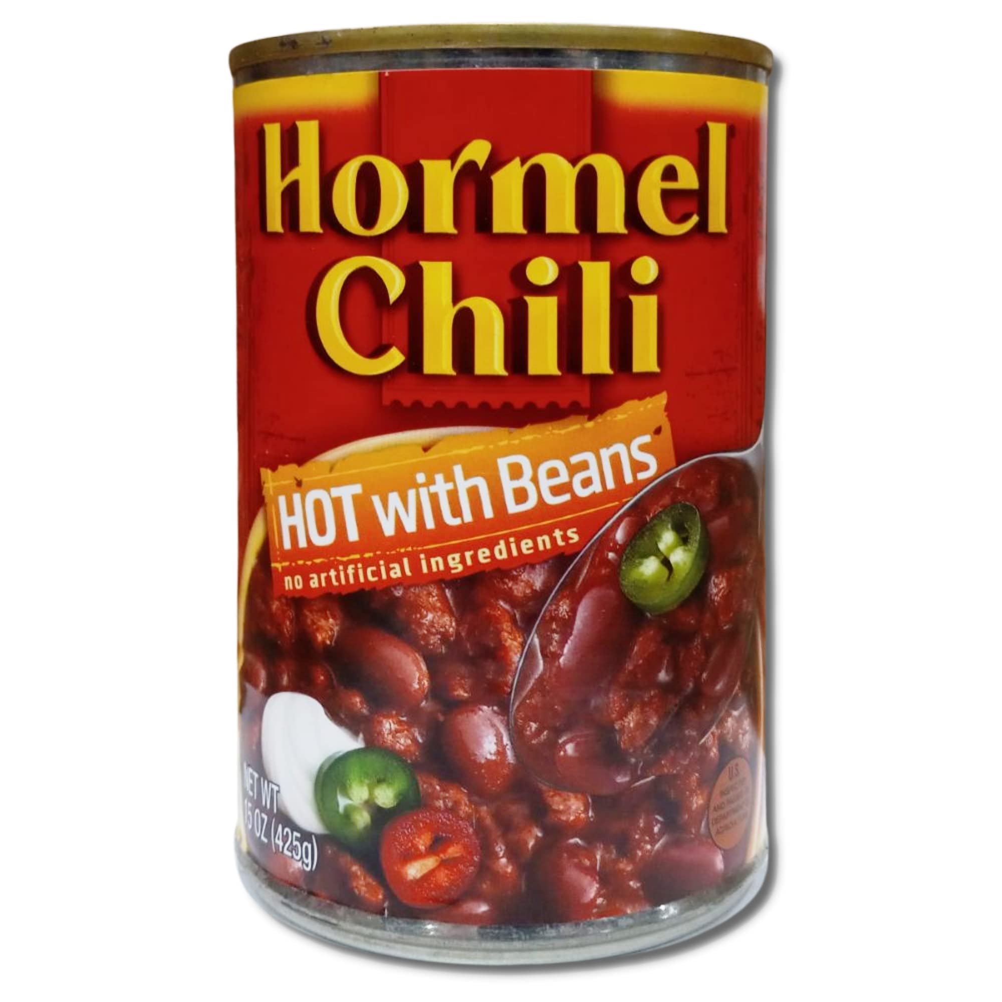 Hot Chili with Beans Value Pack   | 15 Ounce Can | Pack of 4 2