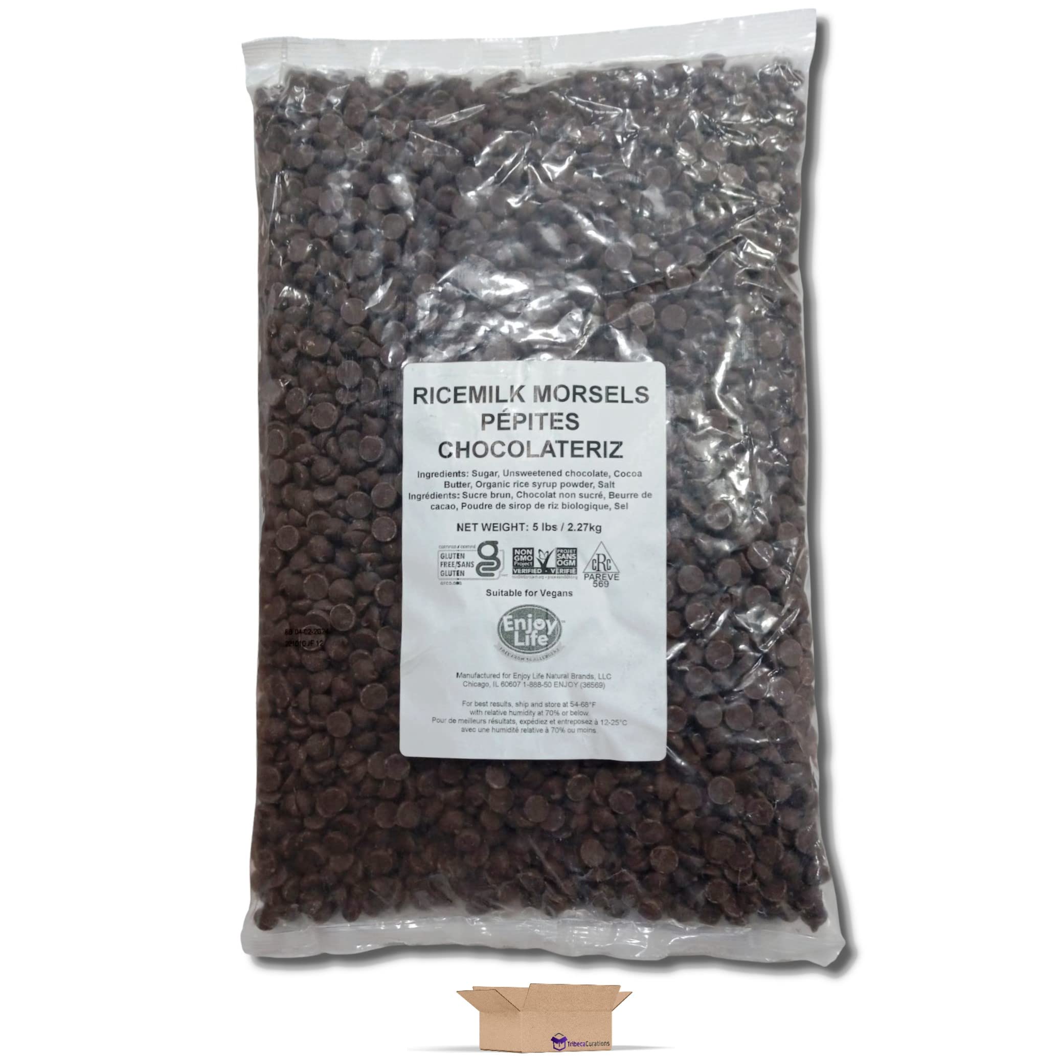 Ricemilk Chocolate Baking Morsels | Allergy Friendly, Dairy Free, Vegan | 5 Pound Bulk Bag 6