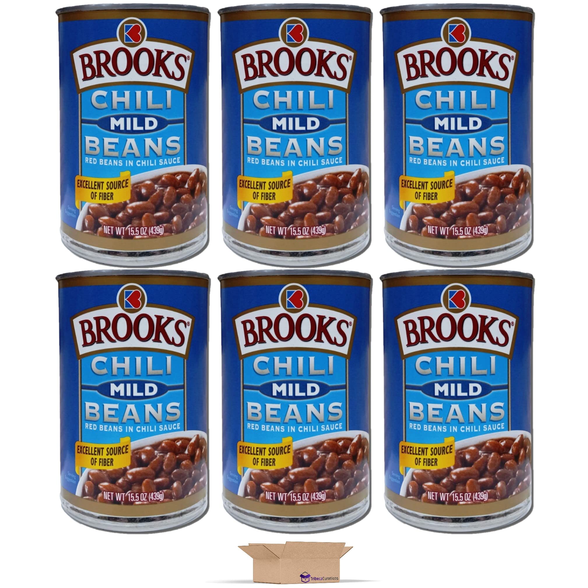 Red Beans in Mild Chili Sauce Value Pack   15.5 Ounce Can | Pack of 6 3