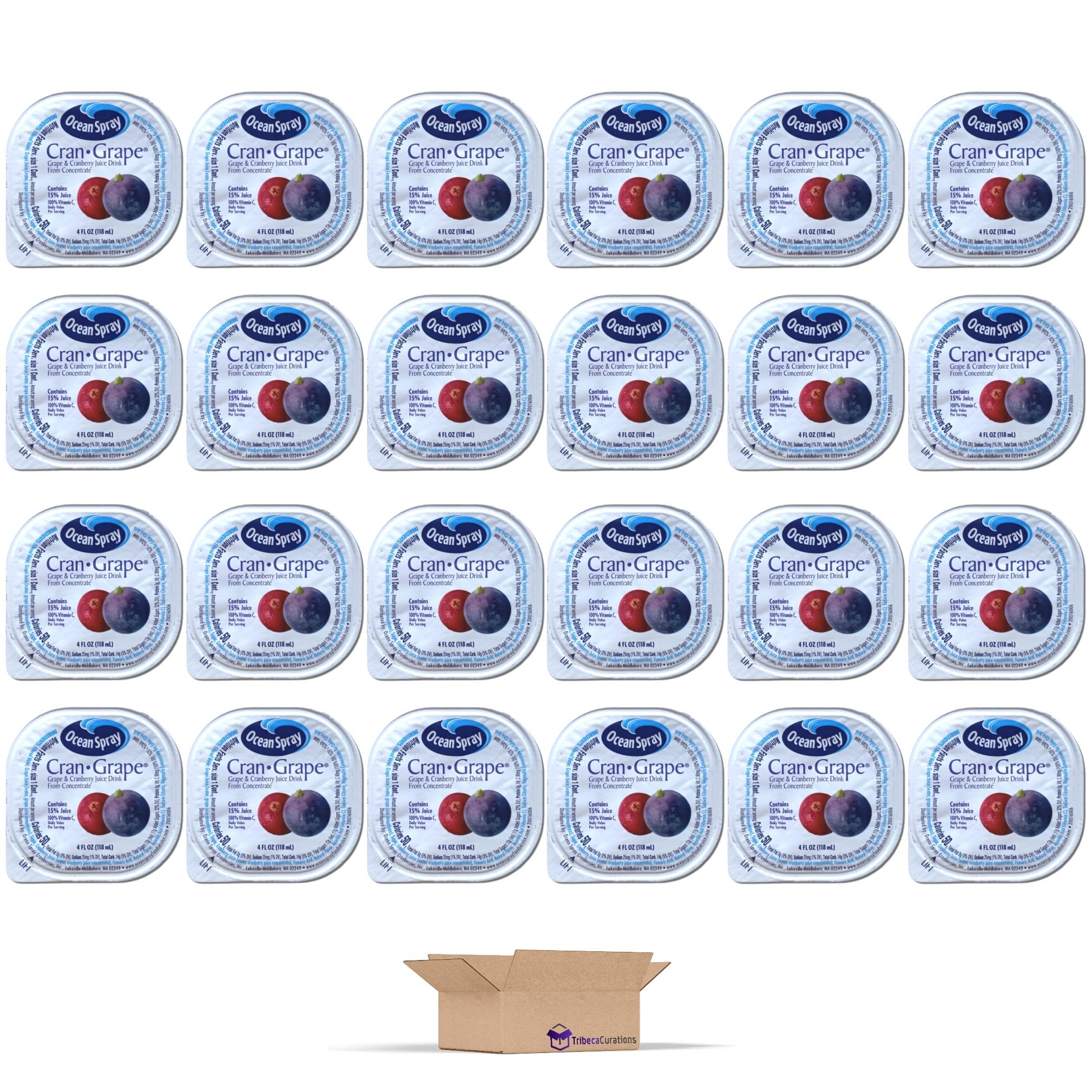 Ocean Spray Cran-Grape Juice Cocktail Mini To Go Cups, 24 Pack 3