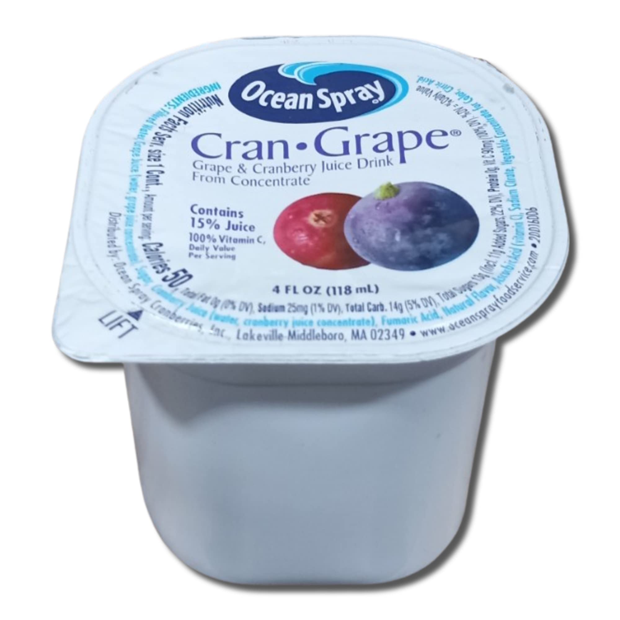 Ocean Spray Cran-Grape Juice Cocktail Mini To Go Cups, 24 Pack 4