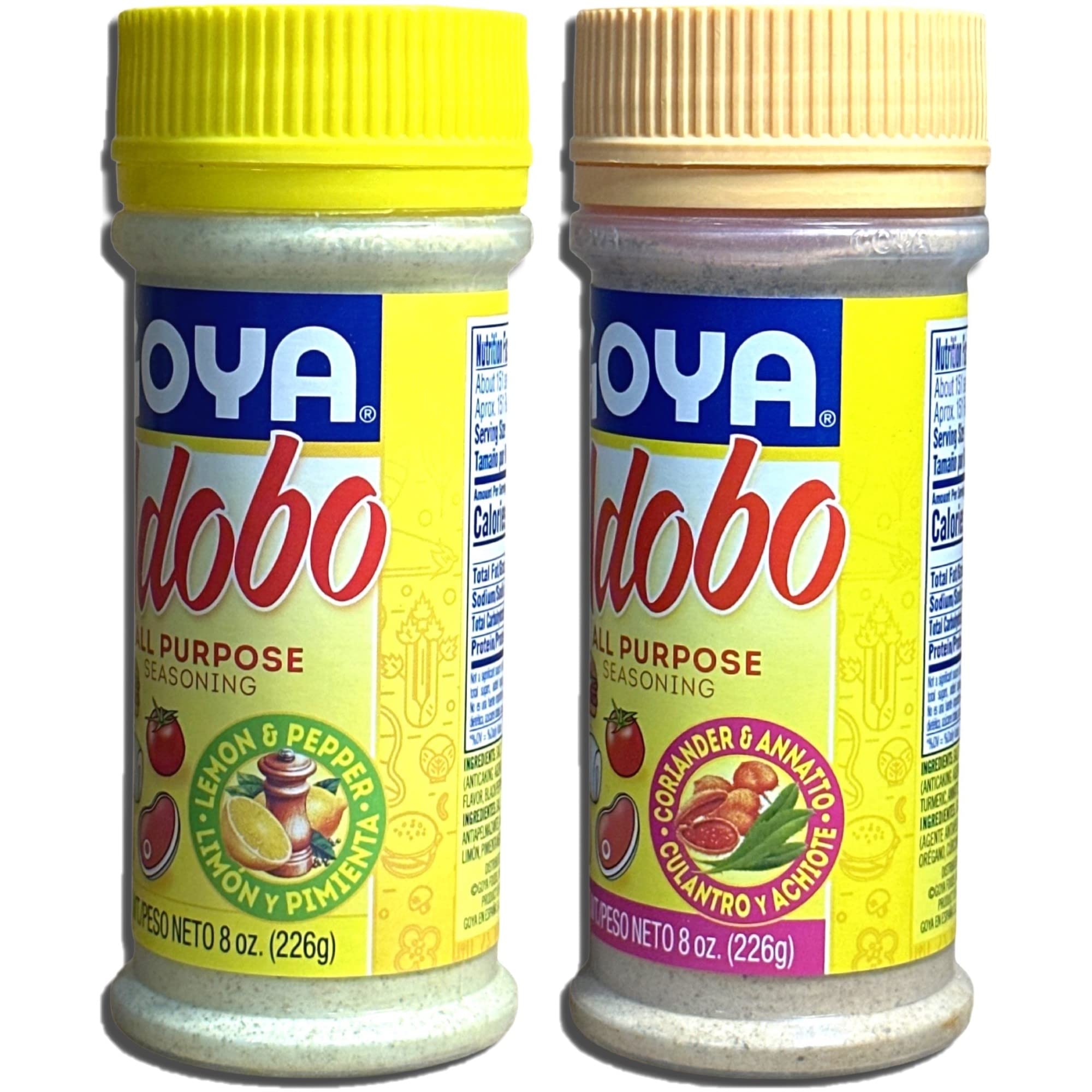 Adobo All Purpose Seasoning Ultimate Variety Pack | 8 Ounce | 8 Flavors Including With Pepper, Without Pepper, Bitter Orange, Lemon & Pepper, etc. 6