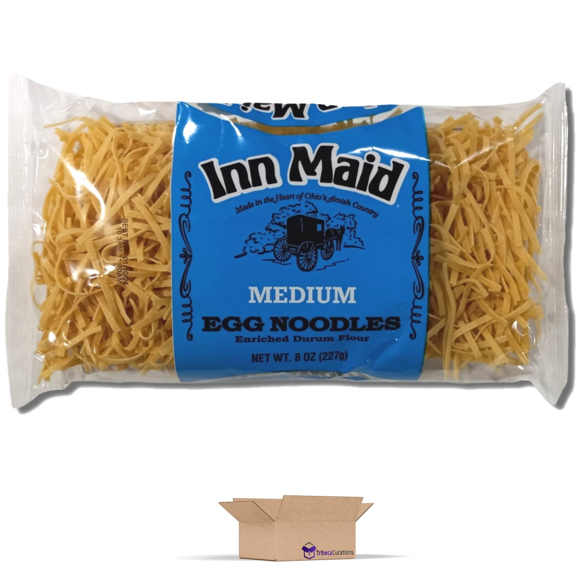 Medium Egg Noodles Value Pack   | 8 Ounce Bag | Pack of 6 3