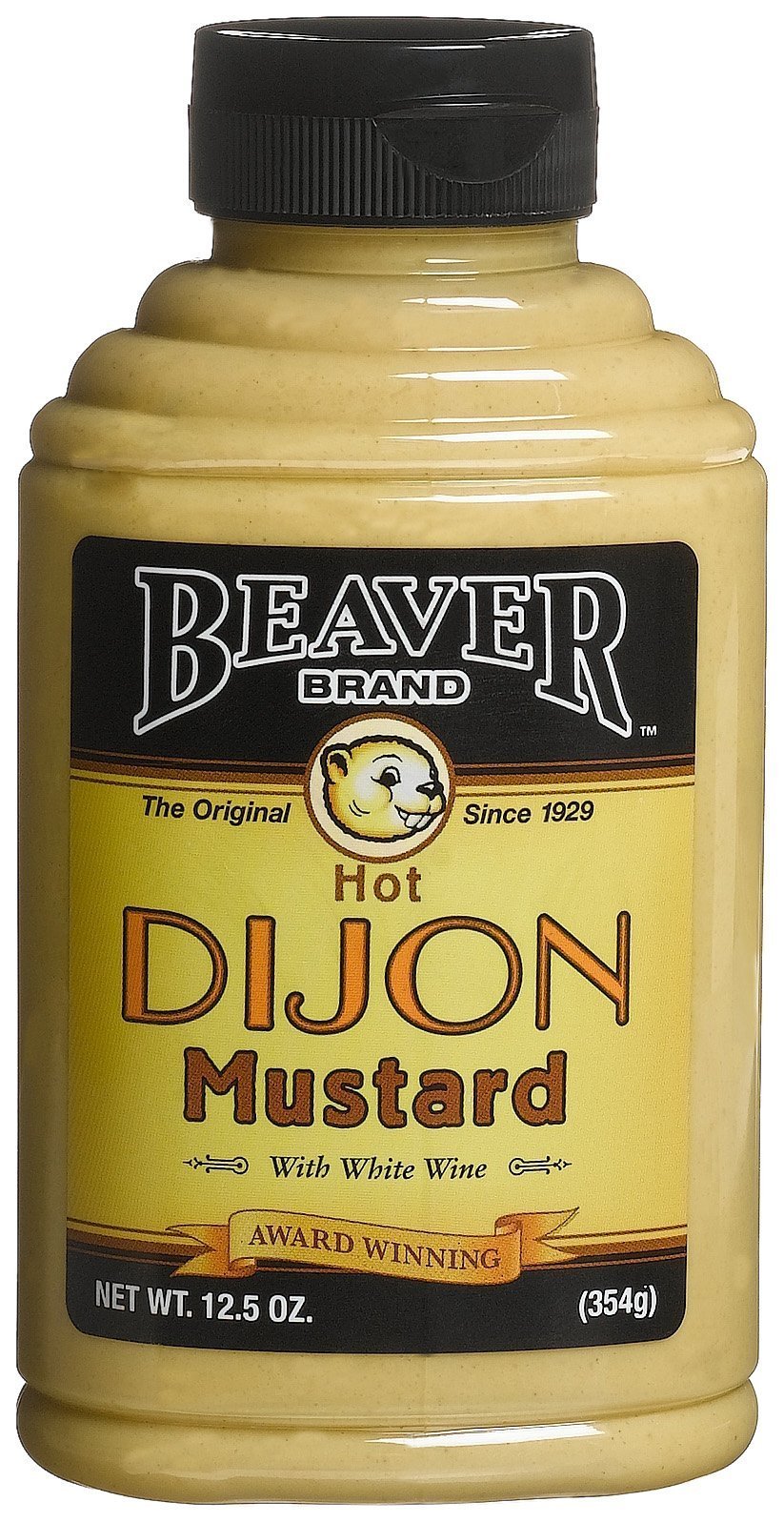 Beaver Brand Dijon Mustard with Wine, 12.5-Ounce Squeezable Bottles (Pack of 6) 2