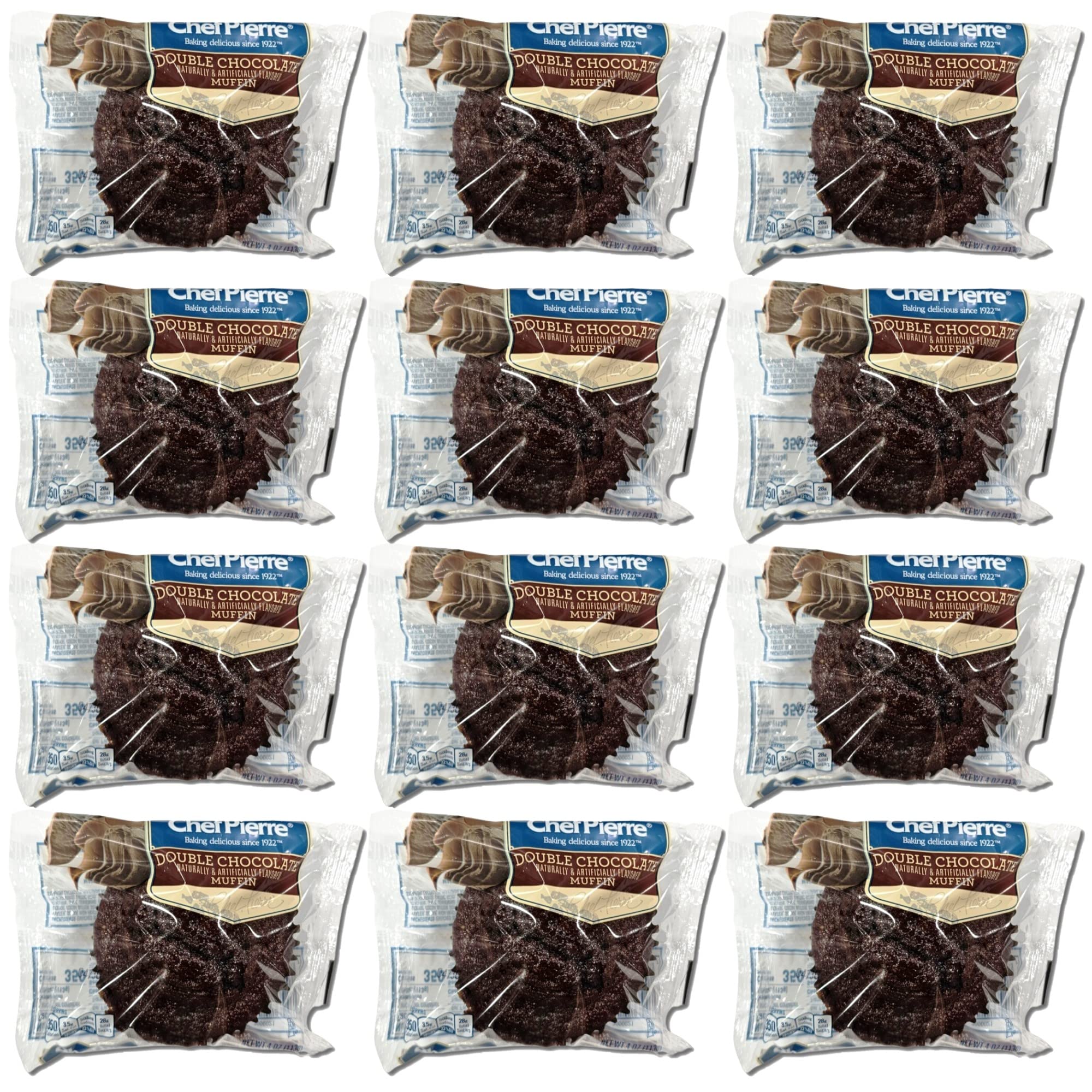 Double Chocolate Muffins Individually Wrapped Value Pack   | 4 Ounce | Pack of 12