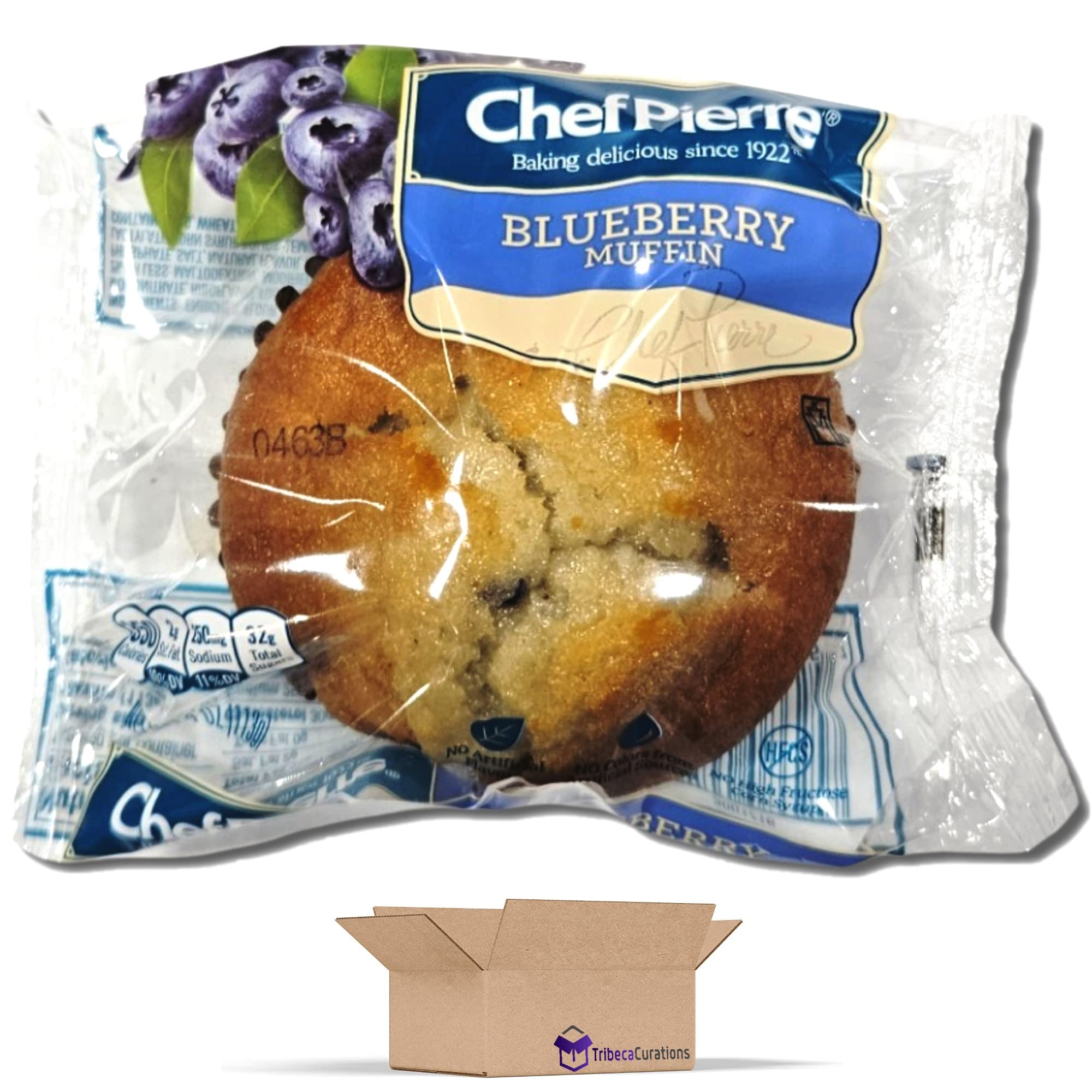 Chef Pierre Blueberry Muffins Individually Wrapped 4 Oz, 12 Pack 3