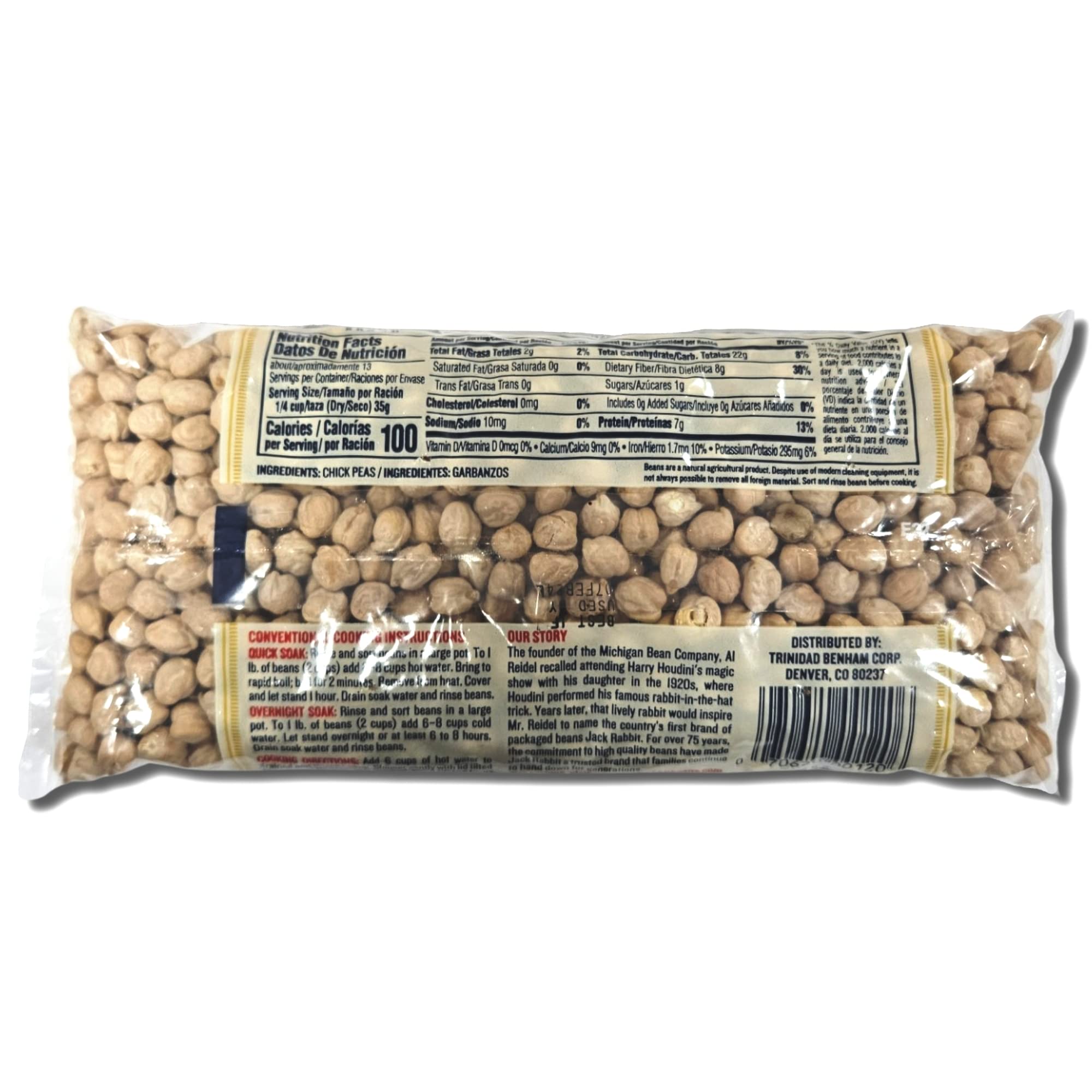 Jack Rabbit Chick Peas Value Pack   | 16 Ounce Bag | Pack of 6 4