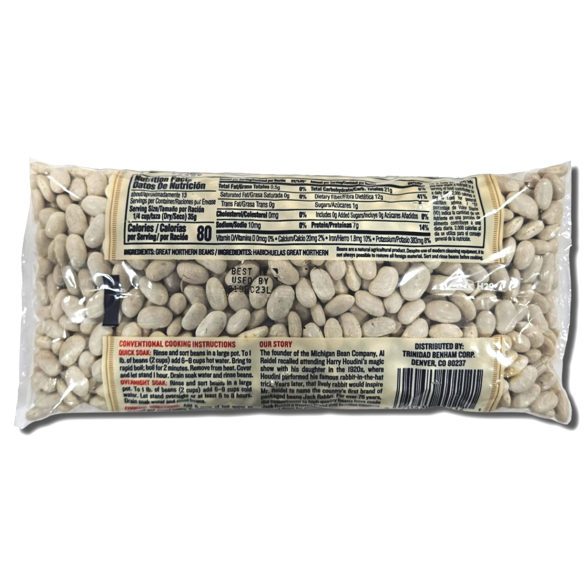 Jack Rabbit Great Northern Beans Value Pack   | 16 Ounce Bag | Pack of 6 4