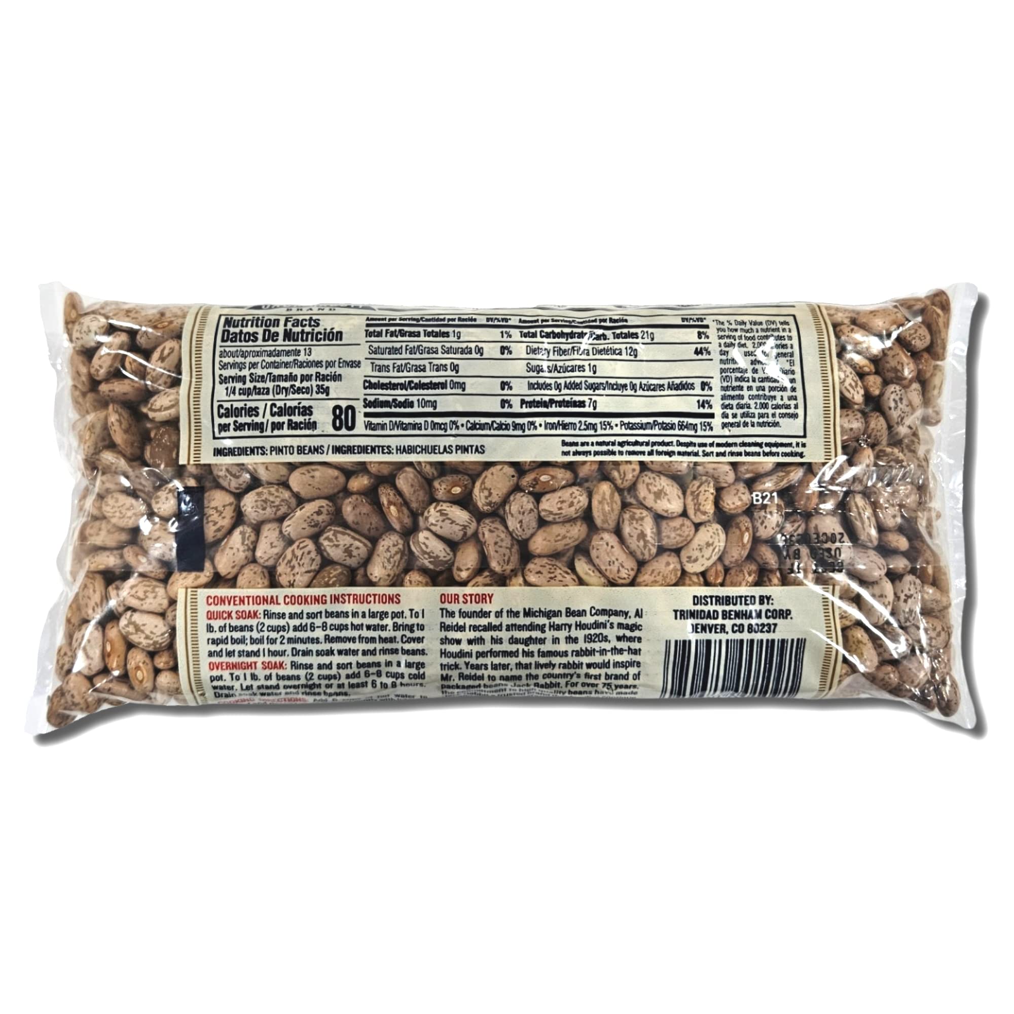 Jack Rabbit Pinto Beans, 16 Oz | Pack of 6 4