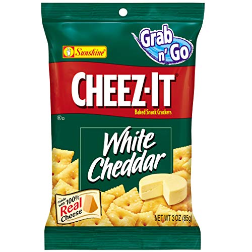 CheezIt Crackers, White Cheddar (Pack of 48)