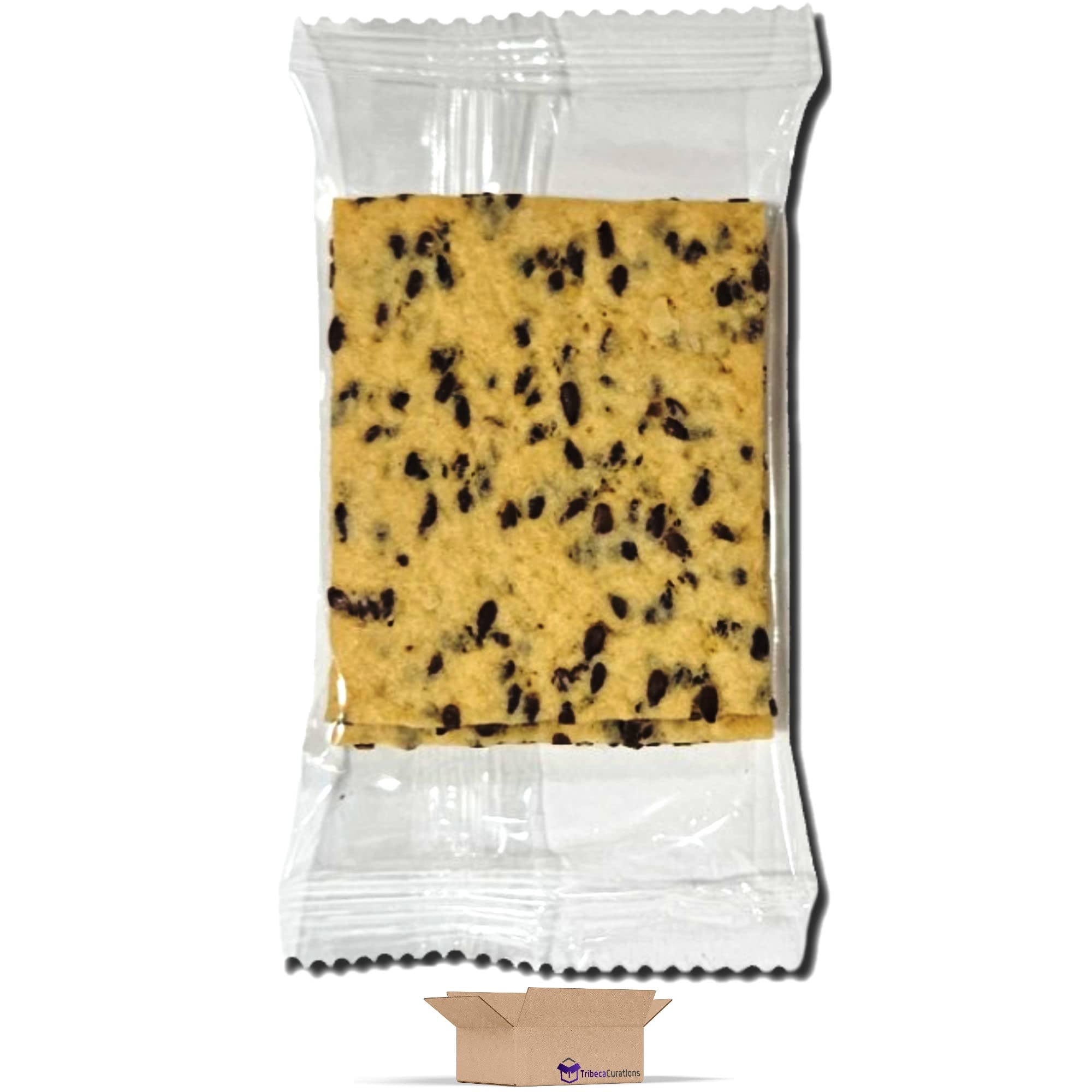 Flax & Sea Salt Crackers Individually Wrapped 3-Count Single Serve Packs   | .58 Ounce | Pack of 50 (150 Total Crackers) 5