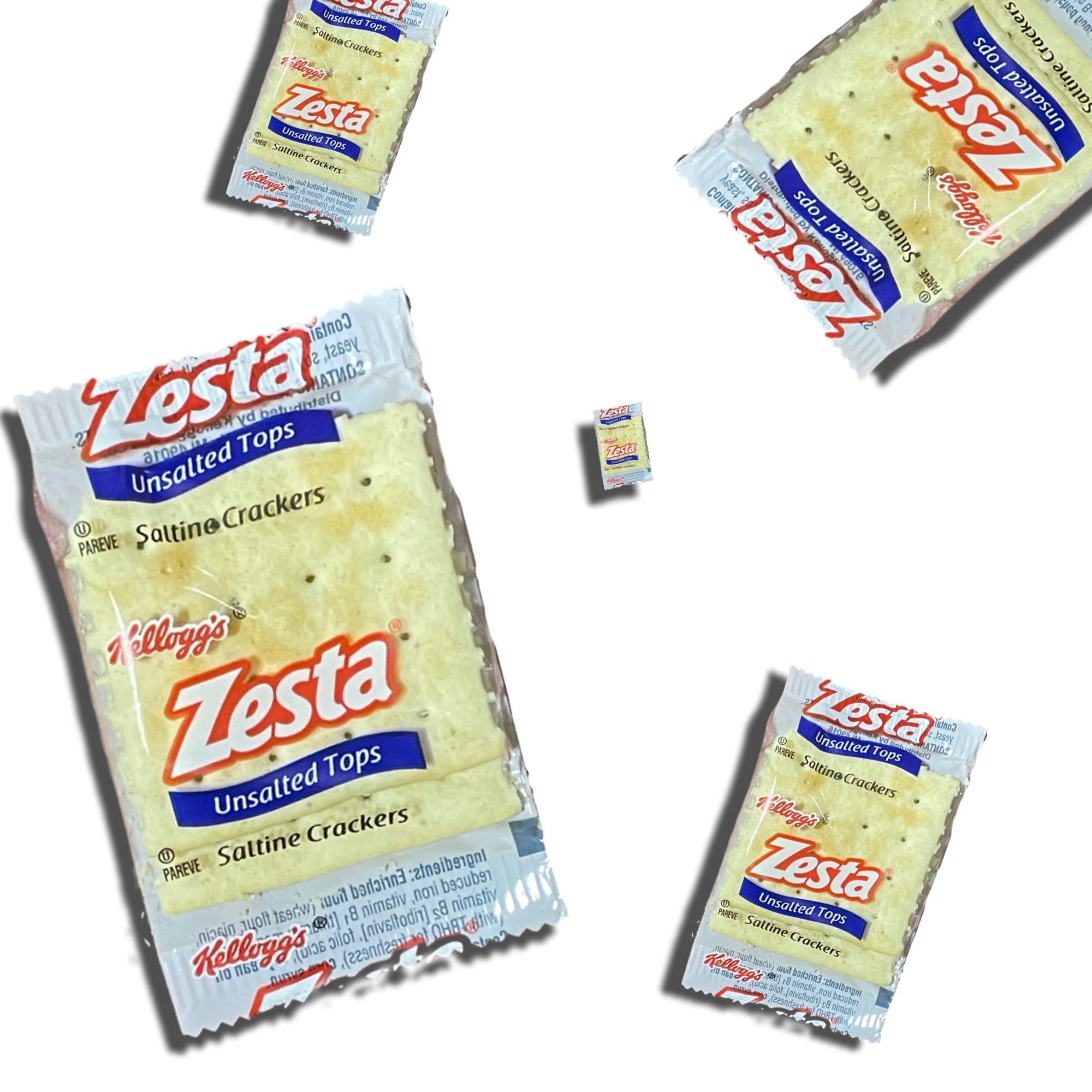 Individually Wrapped 2-Count Unsalted Saltine Cracker Value Pack   Pack of 100 5