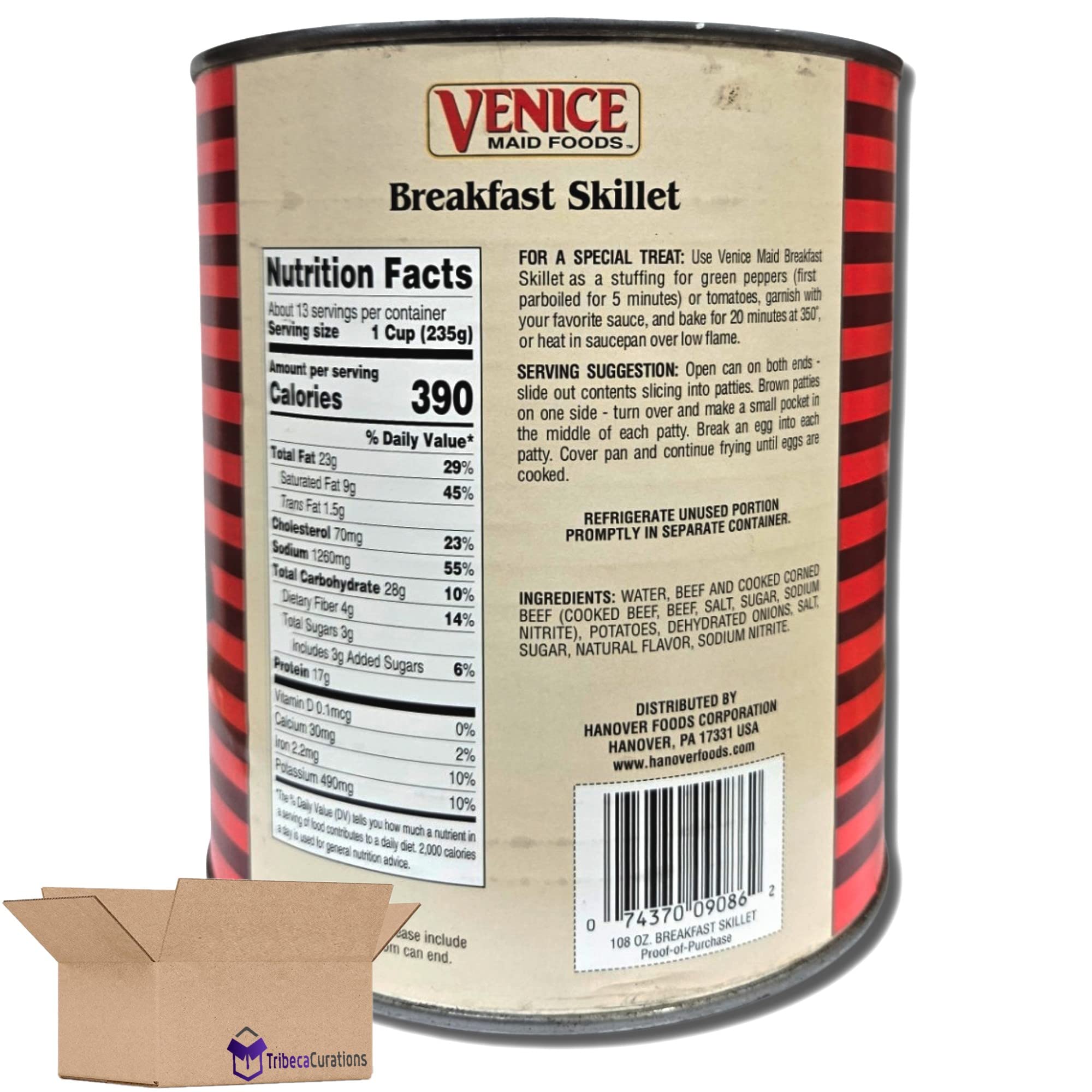 Premium Quality Breakfast Skillet | 108 Ounce Bulk Can 4