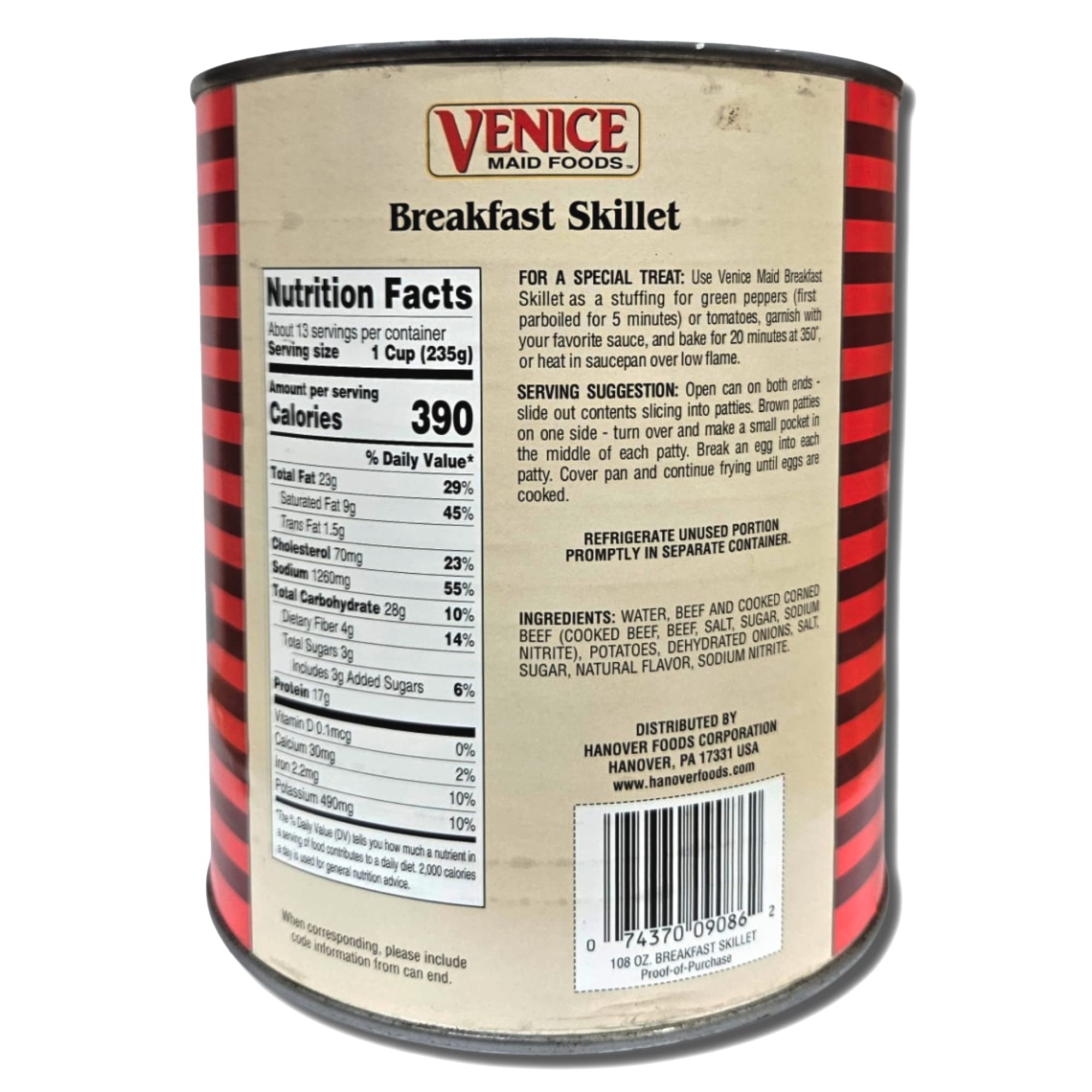Premium Quality Breakfast Skillet | 108 Ounce Bulk Can 5