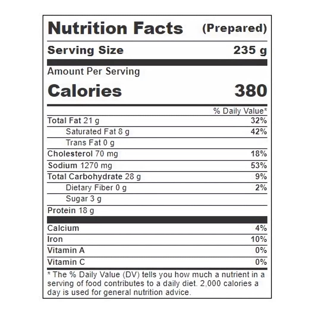 Premium Quality Breakfast Skillet | 108 Ounce Bulk Can 6