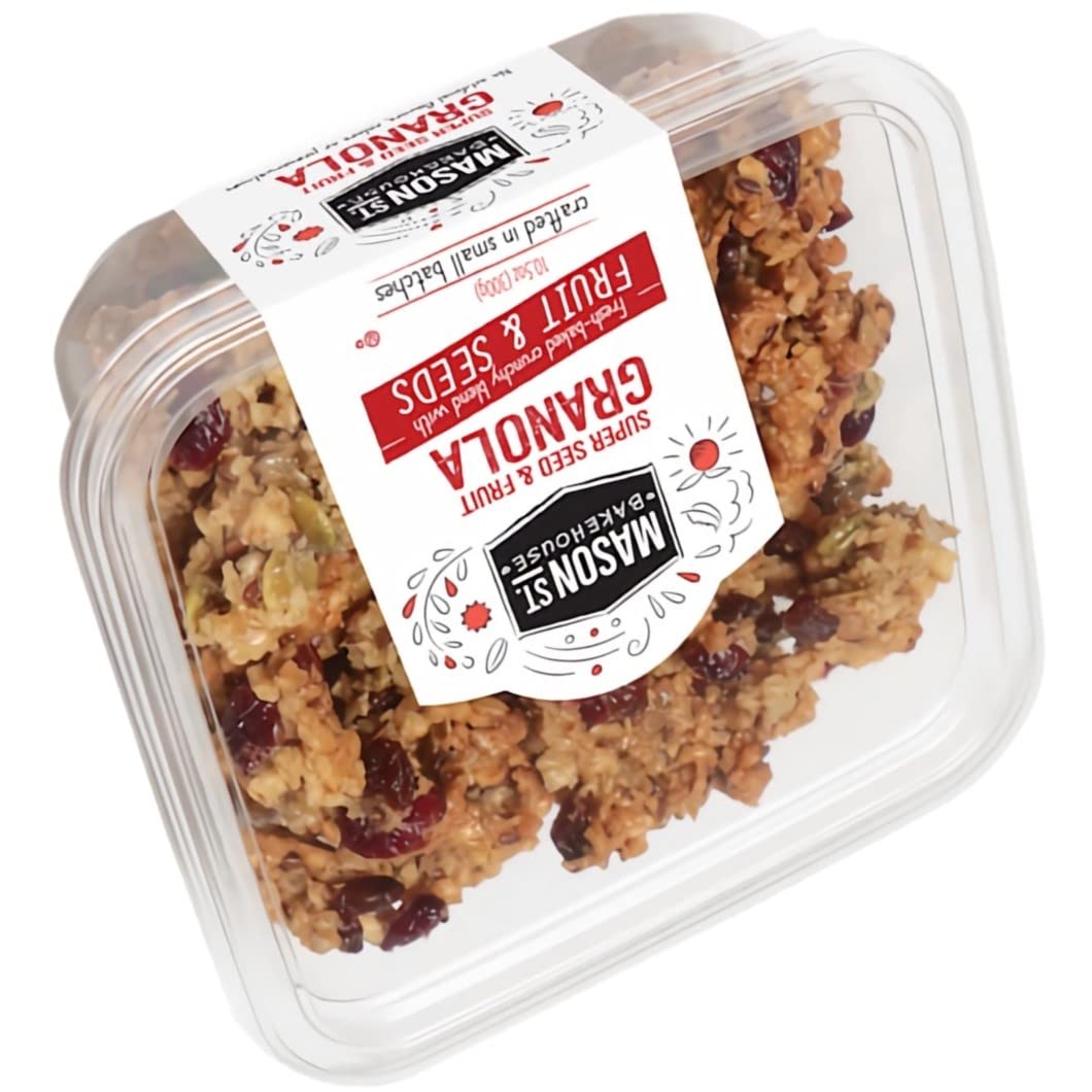 Mason Street Bakehouse Granola Value Pack | Super Seed & Fruit | 10.5 Ounce | Pack of 2 4
