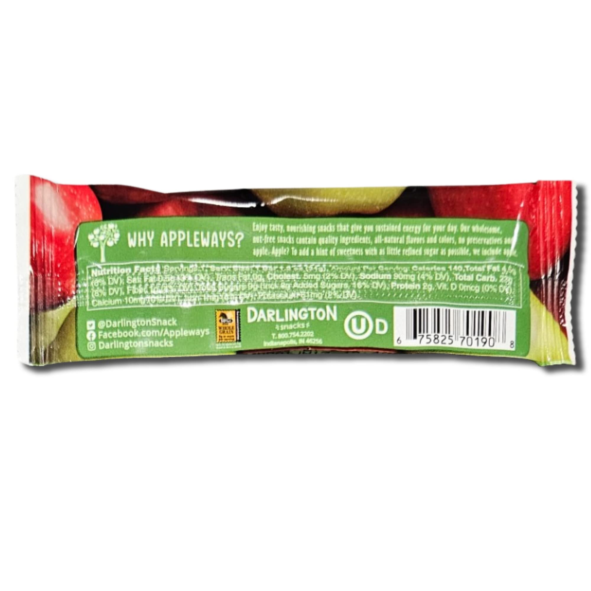 Appleways Apple Oatmeal Bar Value Pack | 1.2 Ounce | Pack of 24 4