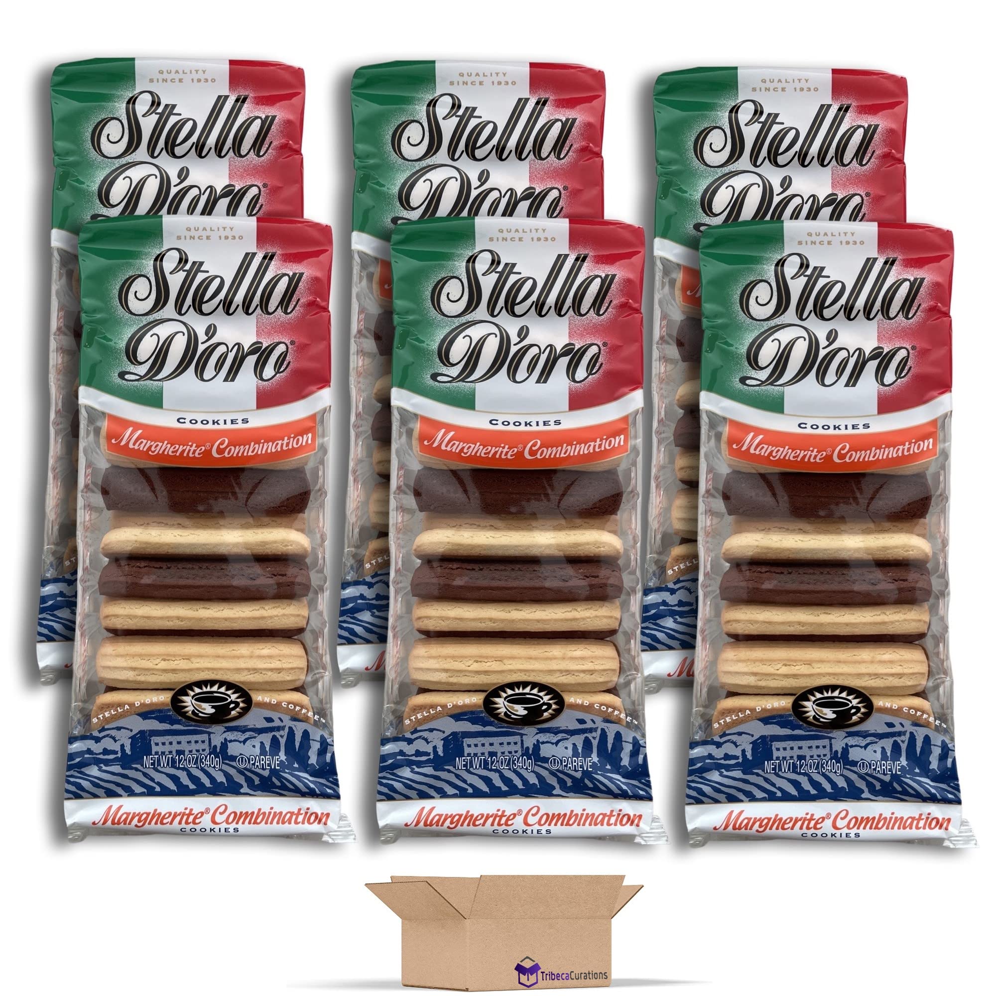 Stella D'oro Margherite Combination Cookie Value Pack | 12 Ounce | Pack of 6
