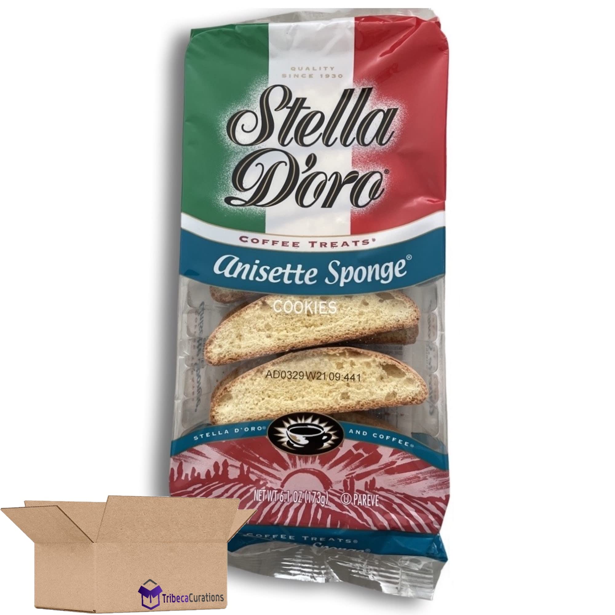 Stella D'oro Anisette Sponge Cookie Value Pack | 6.1 Ounce | Pack of 6 3